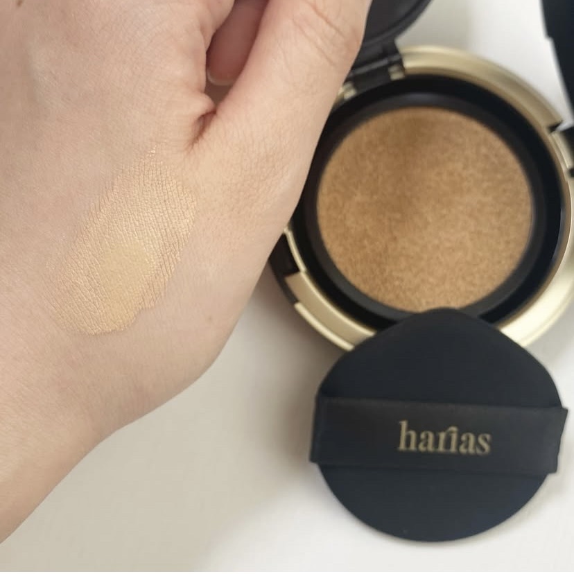 HARIAS　薬用クッションファンデーション/HARIAS/クッションファンデーションを使ったクチコミ（3枚目）