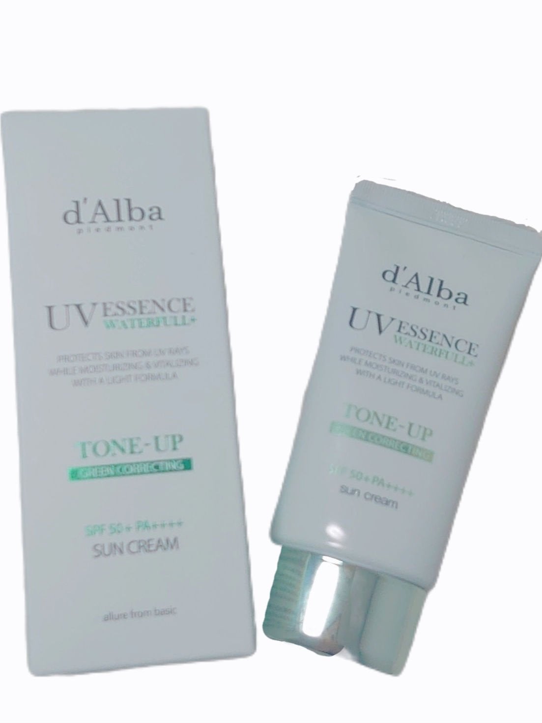 クリーンティーツリーリポソームトーンアップサンクリーム(グリーン)/ダルバ/日焼け止めクリームを使ったクチコミ(1枚目)