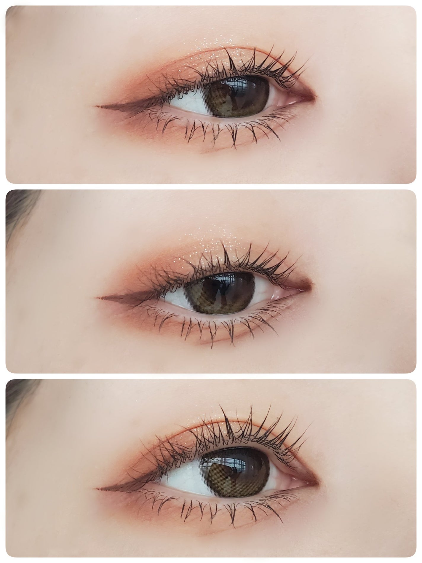 Glowy Golden Olive/OLENS/ワンデー(1DAY)カラコンを使ったクチコミ(3枚目)