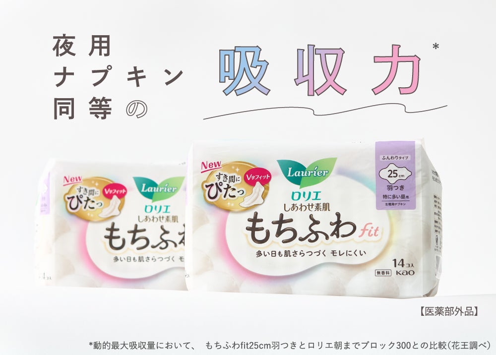 モレる。ズレる。変えるべきはナプキンでした。フィット感重視で生理を快適にの画像