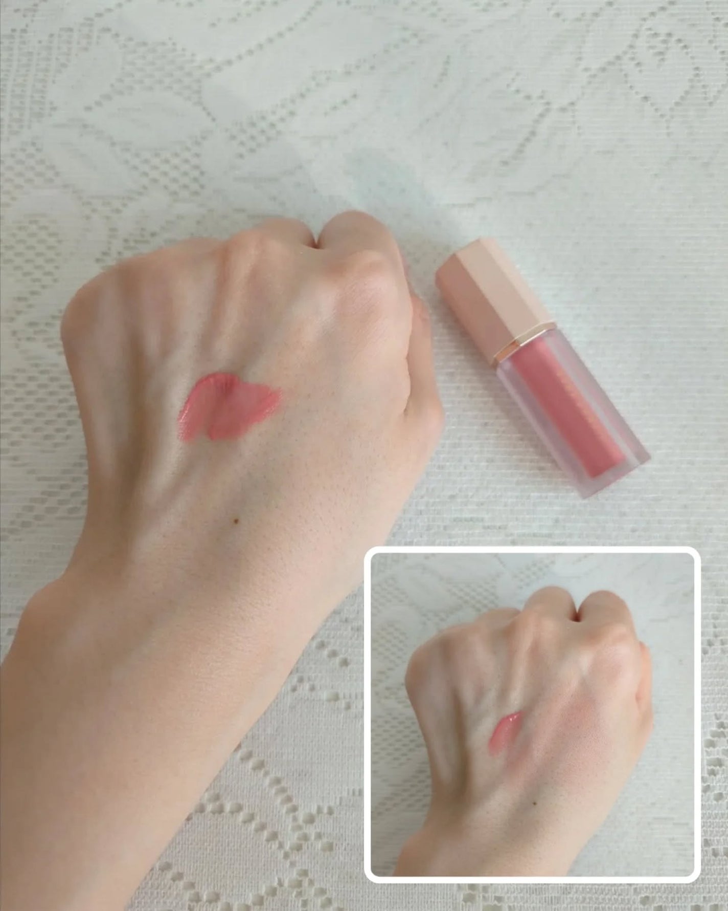 ペタルドロップリキッドブラッシャー/DEAR DAHLIA/リキッドチークを使ったクチコミ(2枚目)