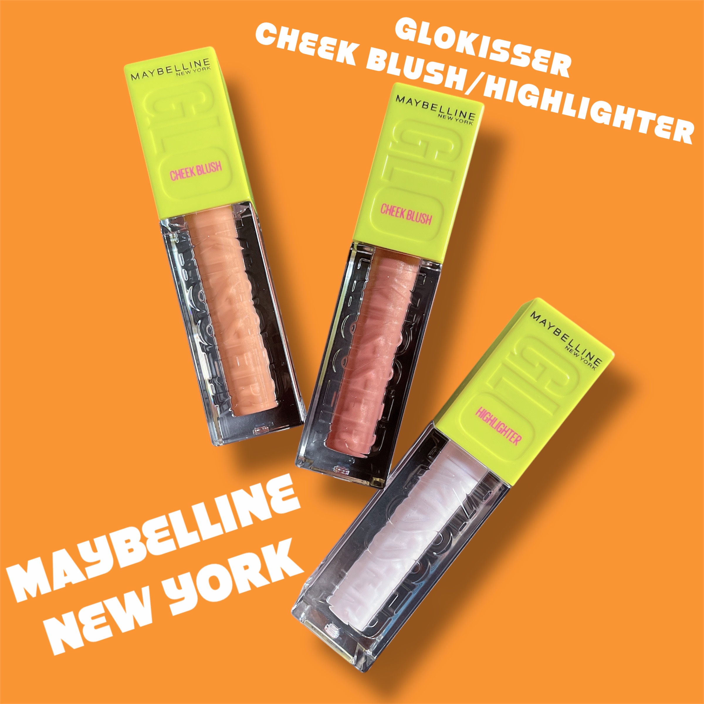 グローキッサー チークブラッシュ／グローキッサー ハイライター/MAYBELLINE NEW YORK/リキッドチークを使ったクチコミ（1枚目）