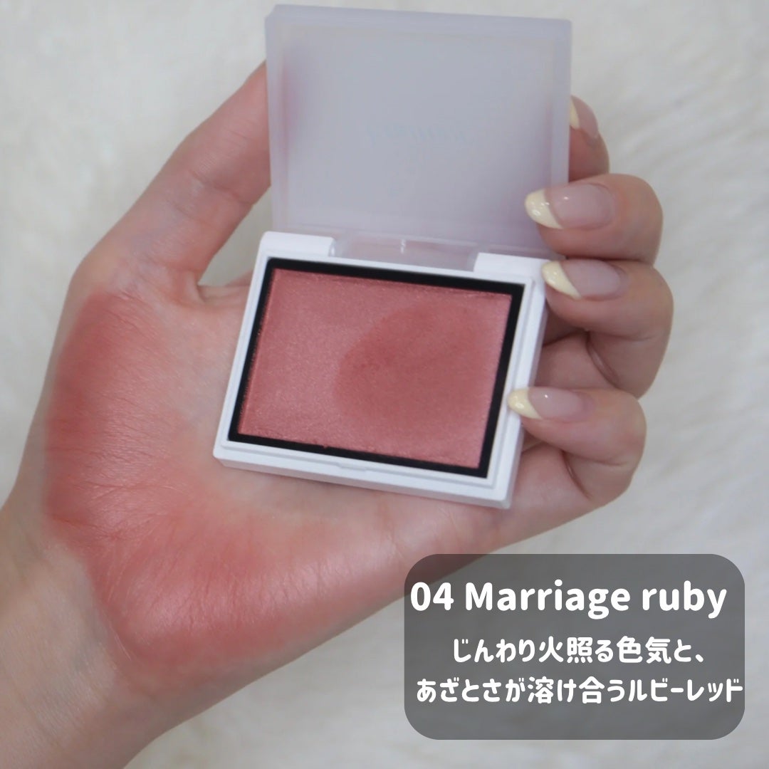 メロウメルティングチーク/Enamor/パウダーチークを使ったクチコミ(5枚目)