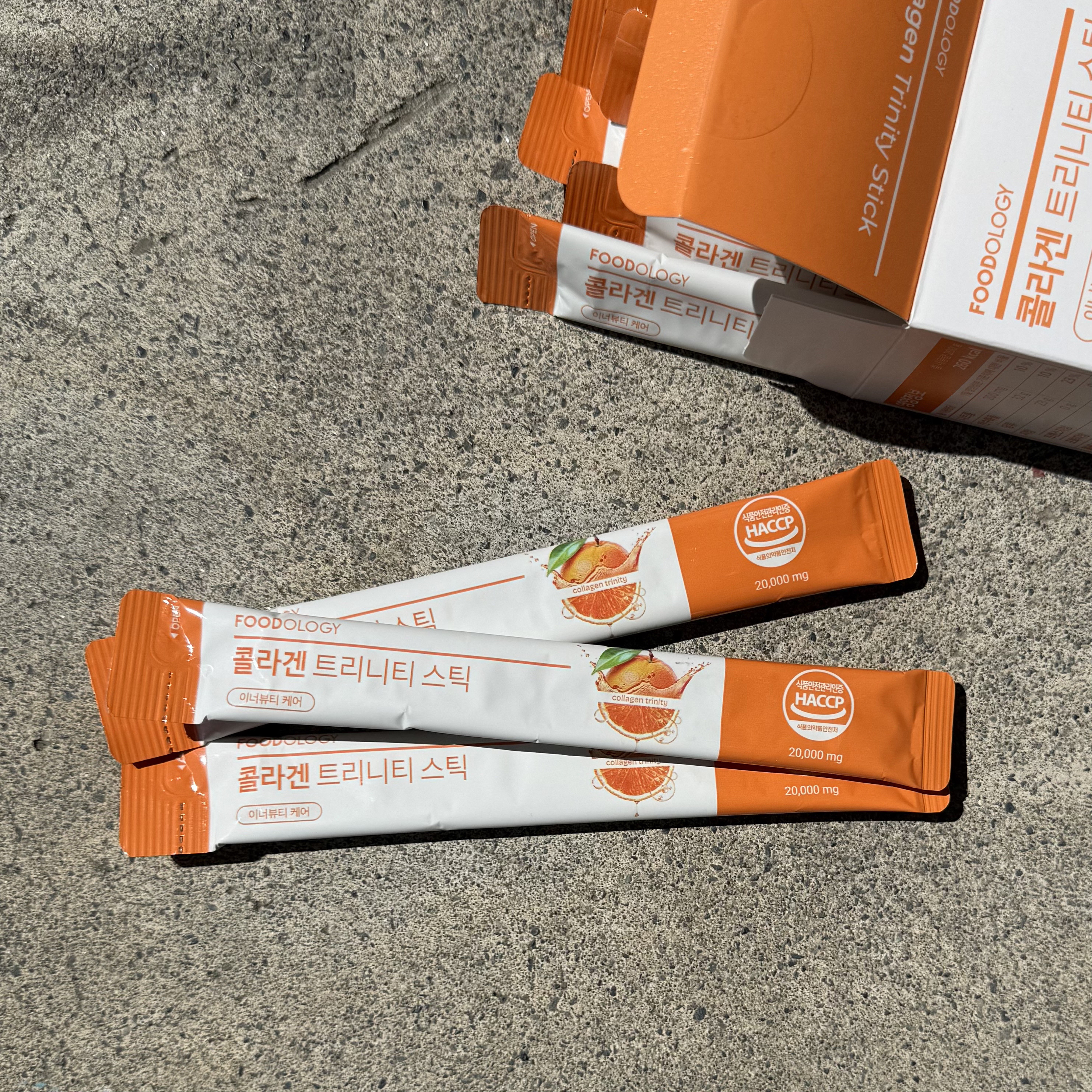 コラーゲントリニティスティック/FOODOLOGY/美容サプリメントを使ったクチコミ（2枚目）