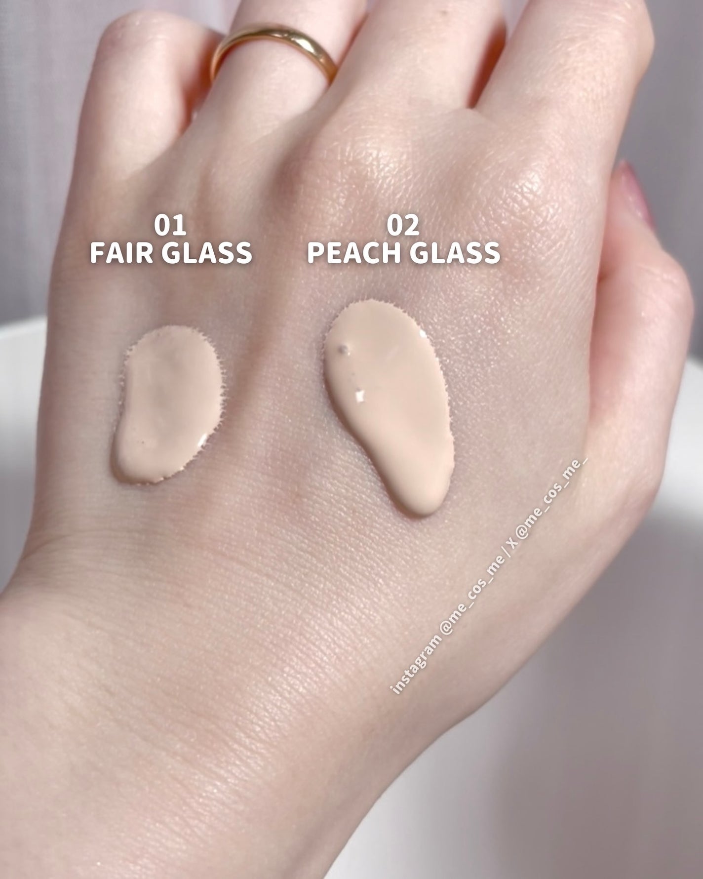 フィーファンデーションガラス/fwee/リキッドファンデーションを使ったクチコミ(3枚目)