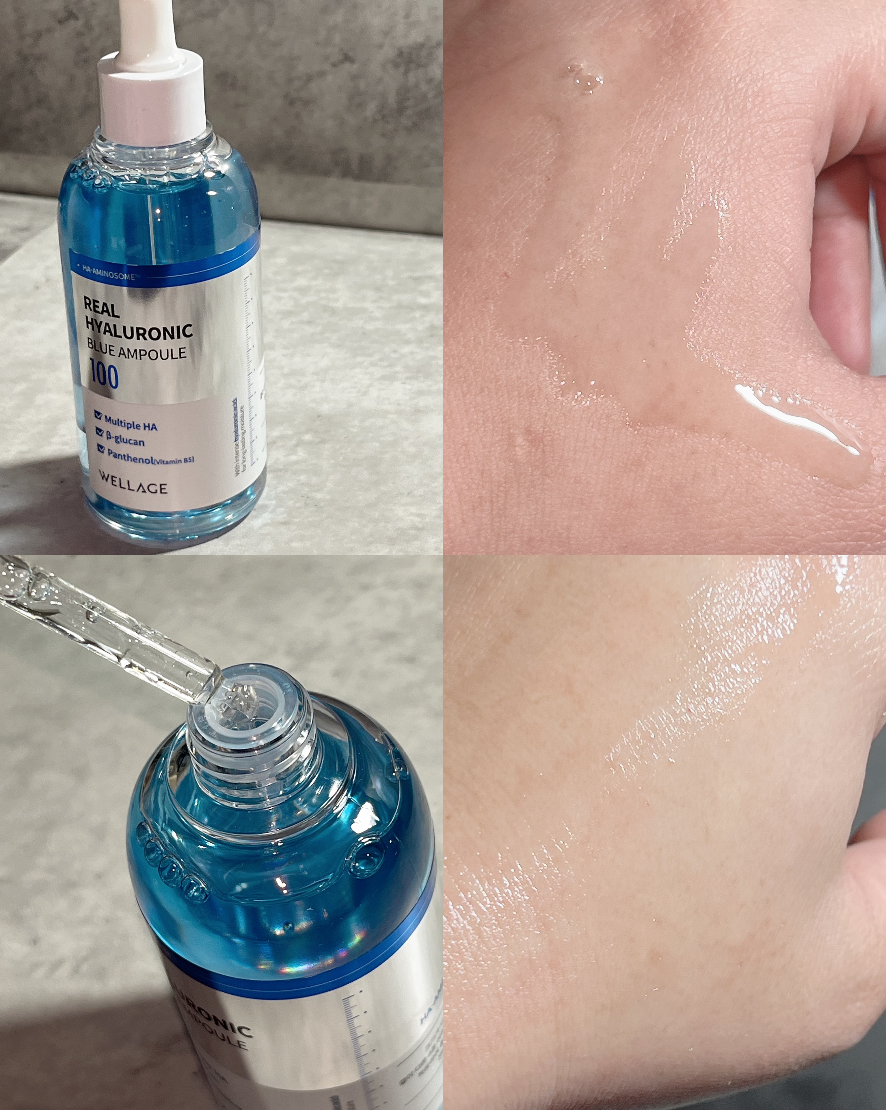 リアルヒアルロニックブルーアンプル 100/Wellage/美容液を使ったクチコミ（2枚目）