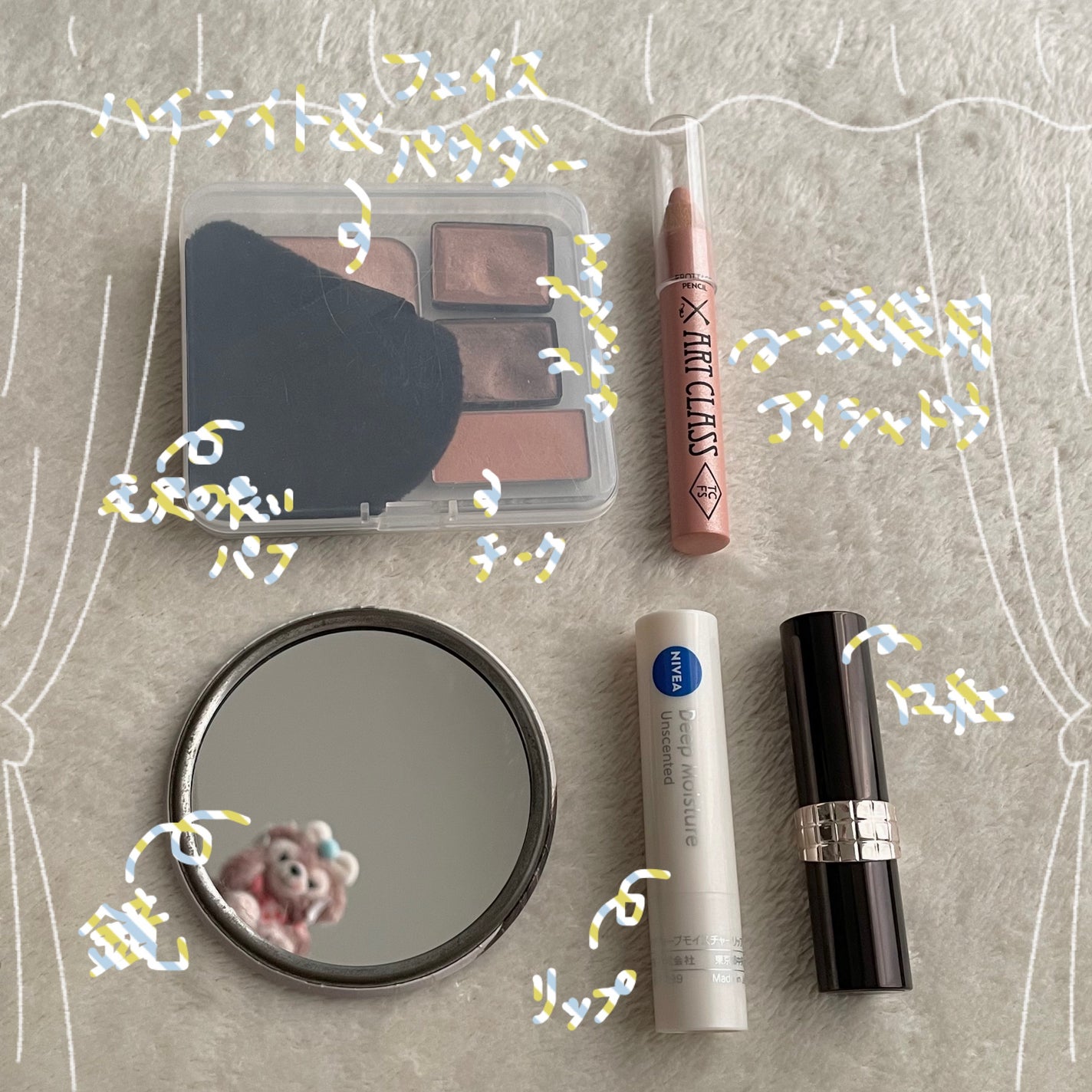 ニベア ディープモイスチャーリップ/ニベア/リップクリームを使ったクチコミ(3枚目)