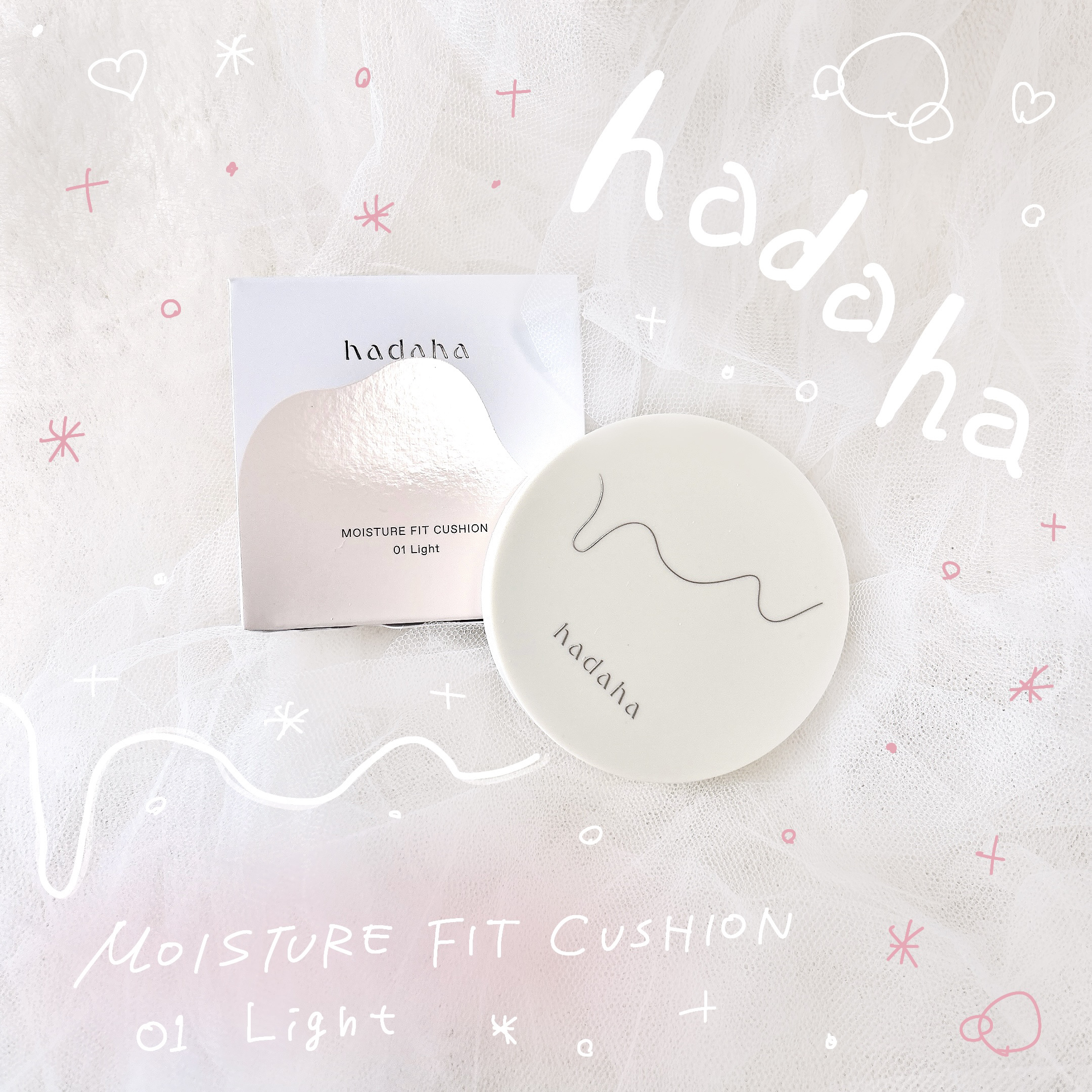 モイスチャーフィットクッション/hadaha/クッションファンデーションを使ったクチコミ（1枚目）