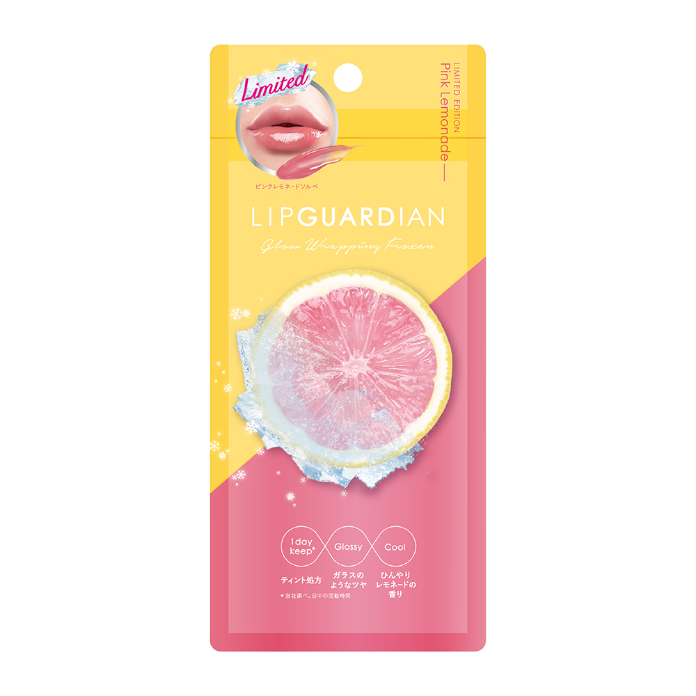 リップガーディアン　グロウラッピングフローズン 01 ピンクレモネードソルベ