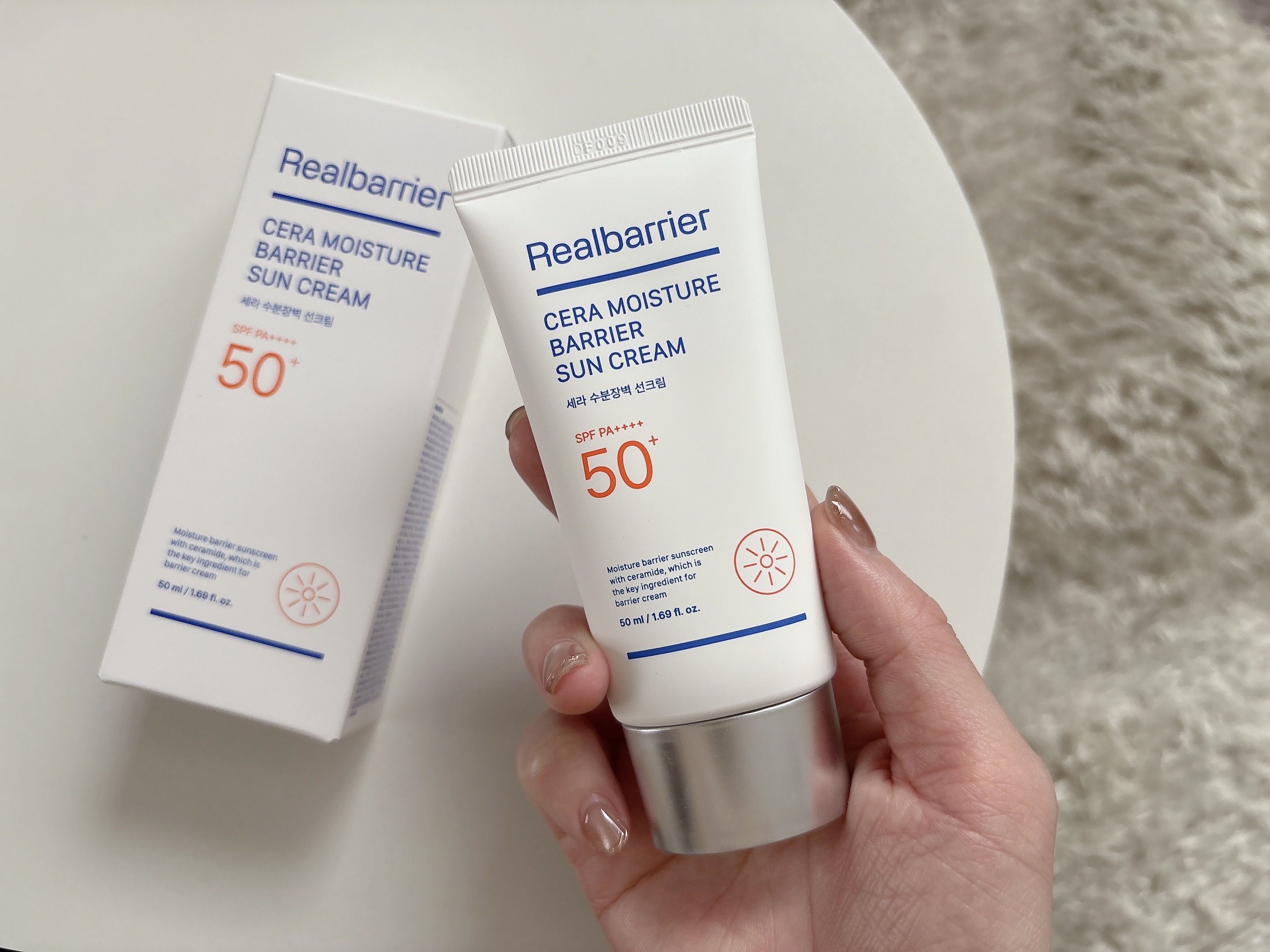 セラ水分バリア日焼け止め/Real Barrier/日焼け止めクリームを使ったクチコミ（1枚目）