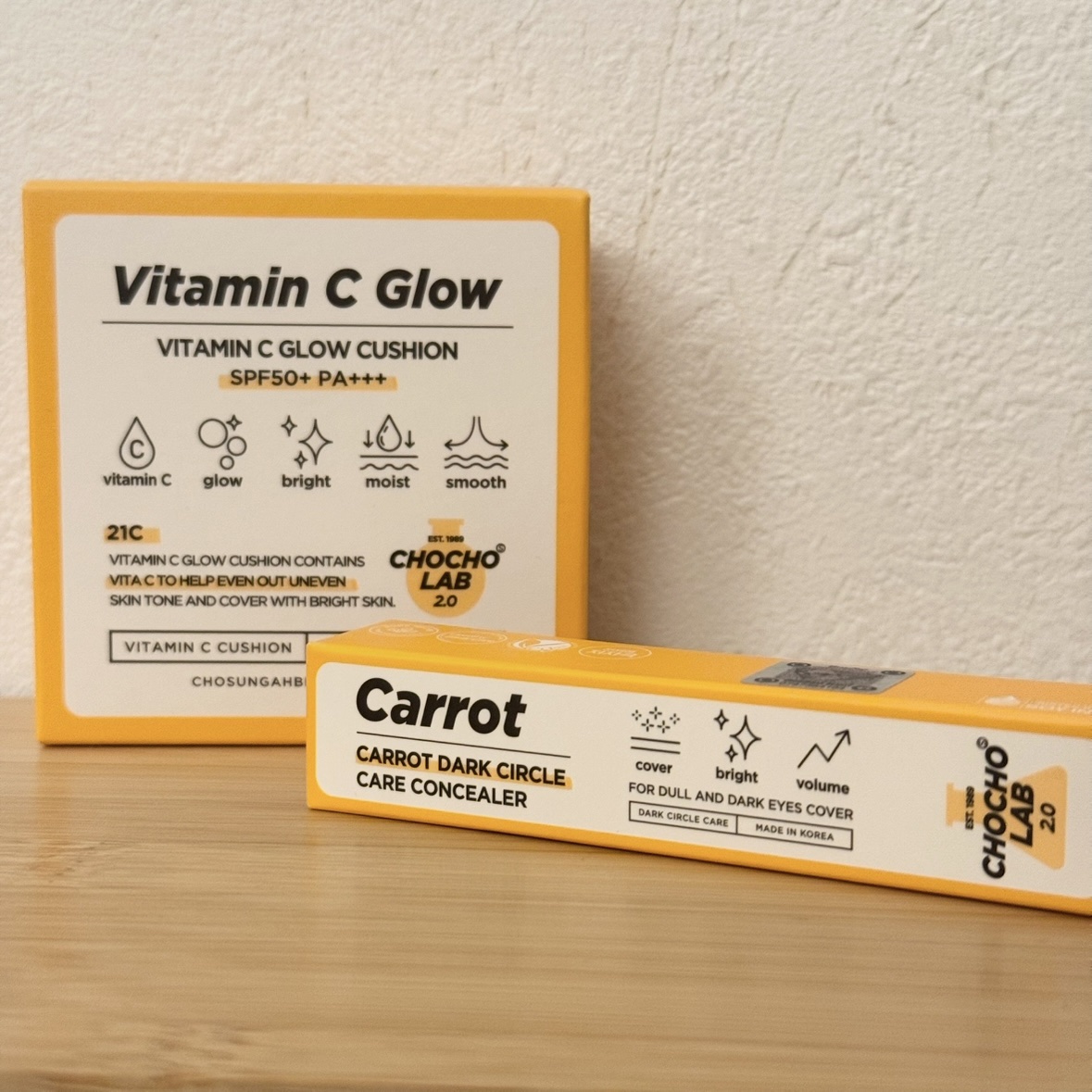 CHOCHOSLAB ビタミンC グロークッションのクチコミ「┈┈┈┈┈┈┈┈┈┈

CHOCHOSLAB2.0

ビタミンC グロークッション
キャロット.....」（1枚目）