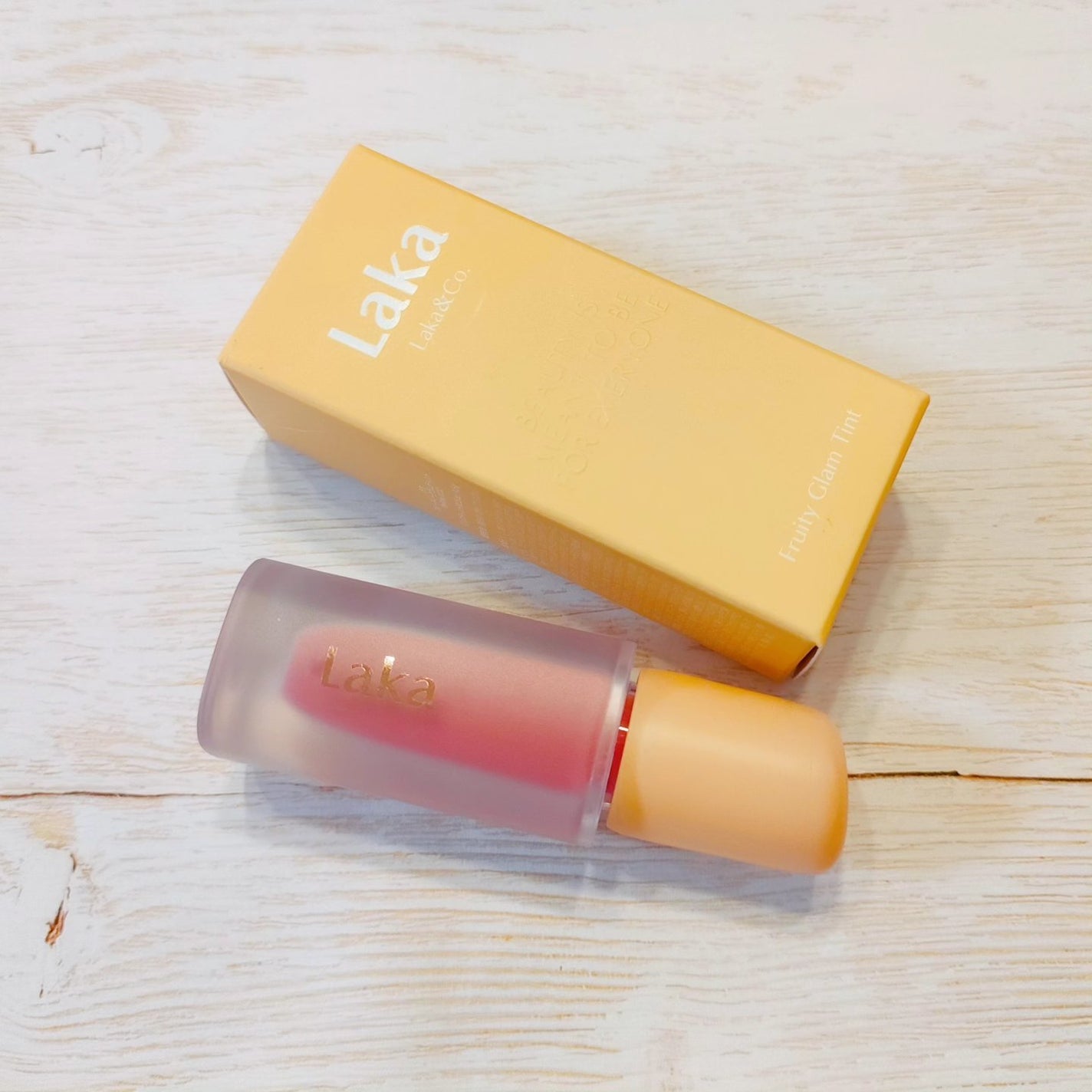 フルーティーグラムティント/Laka/リップティントを使ったクチコミ(2枚目)