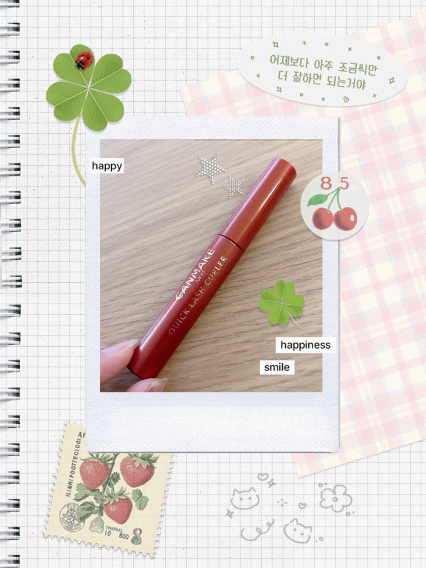 クイックラッシュカーラー/キャンメイク/マスカラ下地を使ったクチコミ(1枚目)