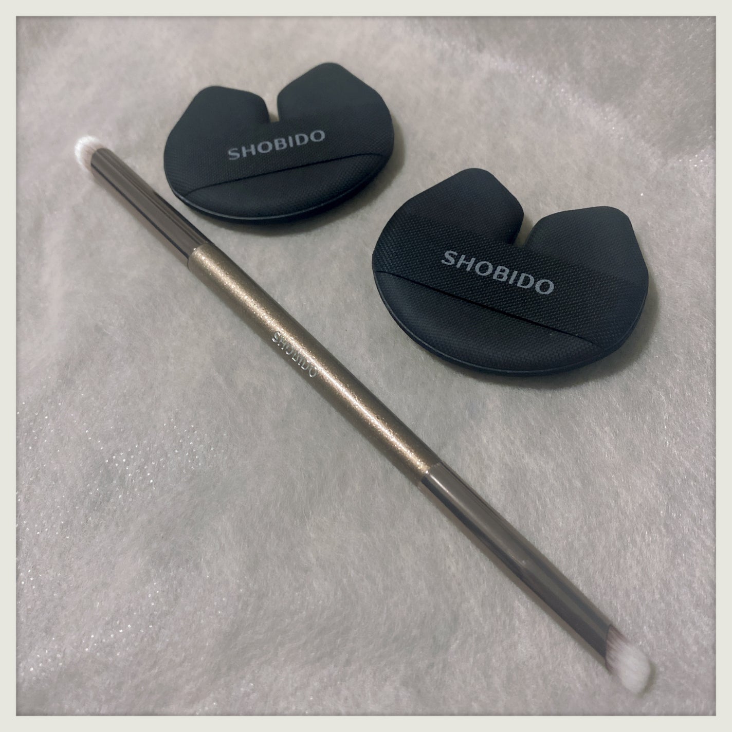 Wポイントメイクブラシ/SHOBIDO/メイクブラシを使ったクチコミ(4枚目)