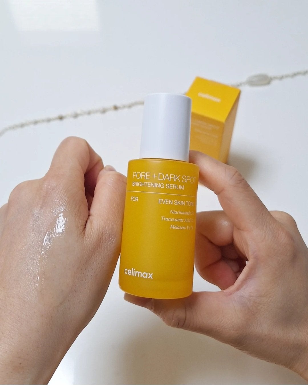 ポア ブライトニング シミケアセラム/celimax/美容液を使ったクチコミ(4枚目)