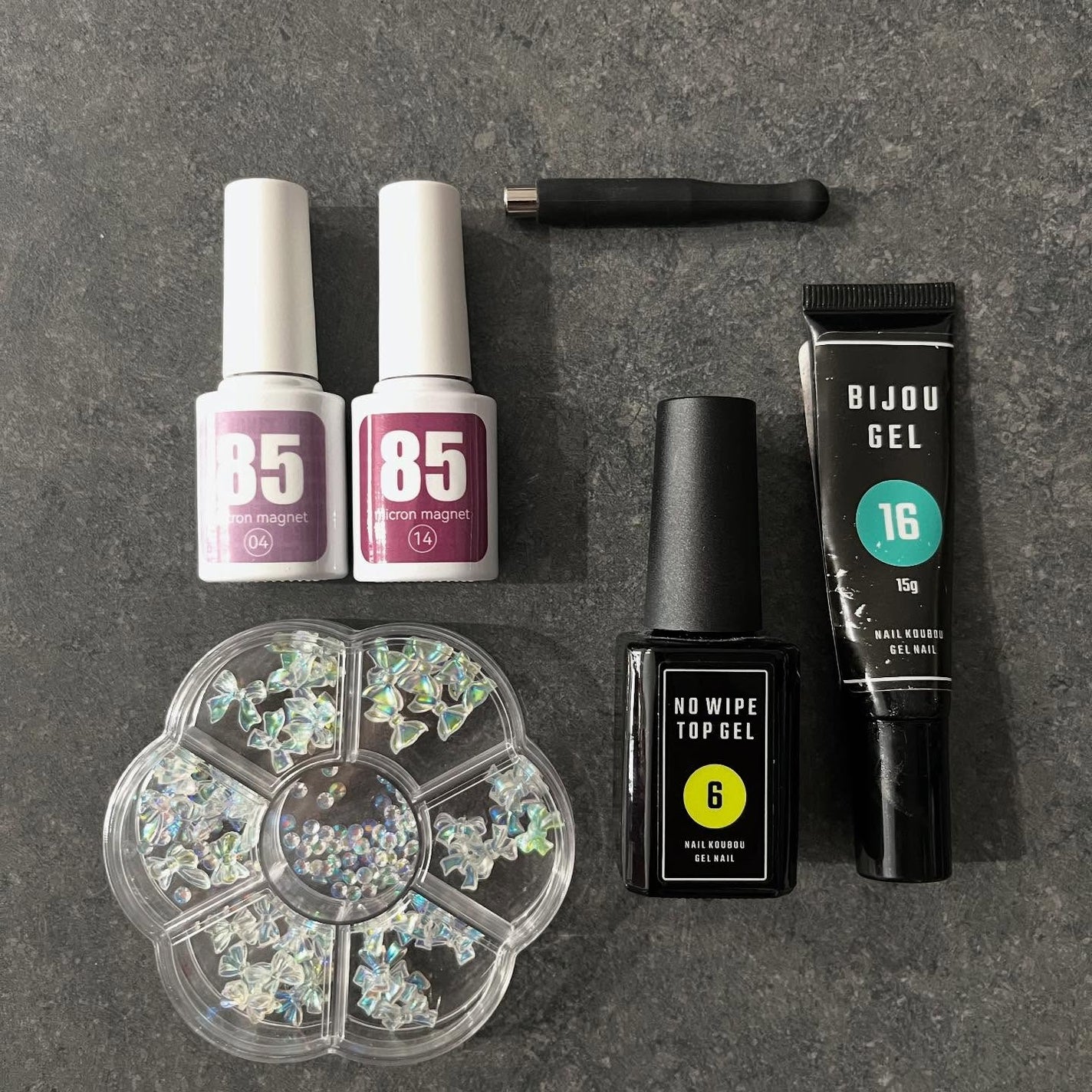 85ミクロンマグネット/ネイル工房/ジェルネイルを使ったクチコミ(6枚目)