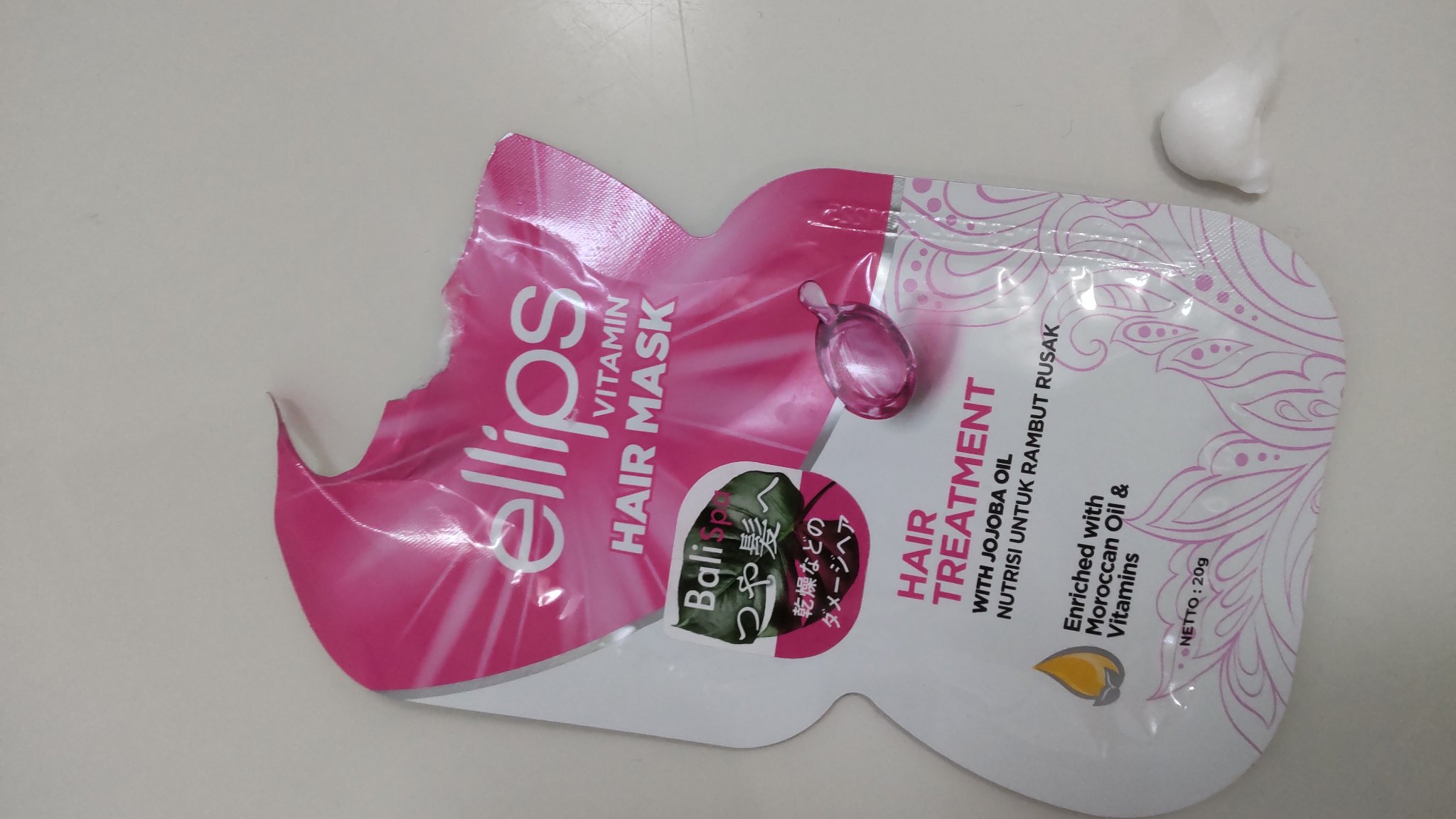 ヘアーマスク【トリートメント】/ellips/ヘアマスク・ヘアパックを使ったクチコミ（2枚目）