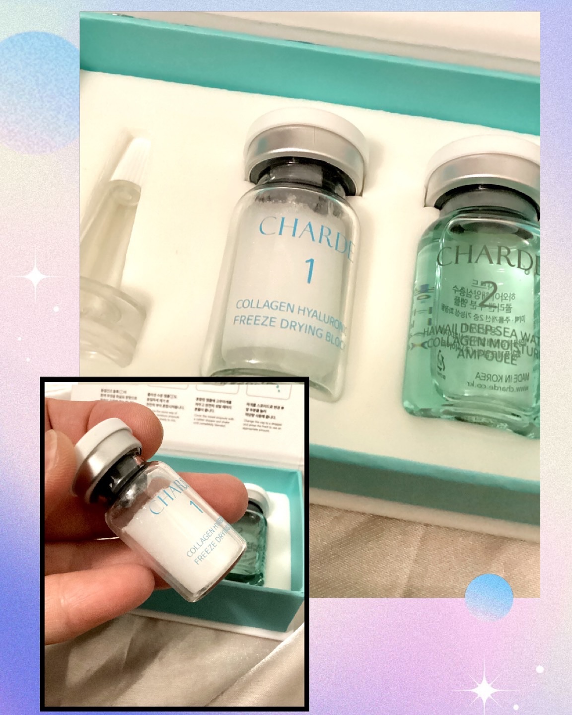 クラウドアンプル 1week キット/CHARDE/美容液を使ったクチコミ（2枚目）