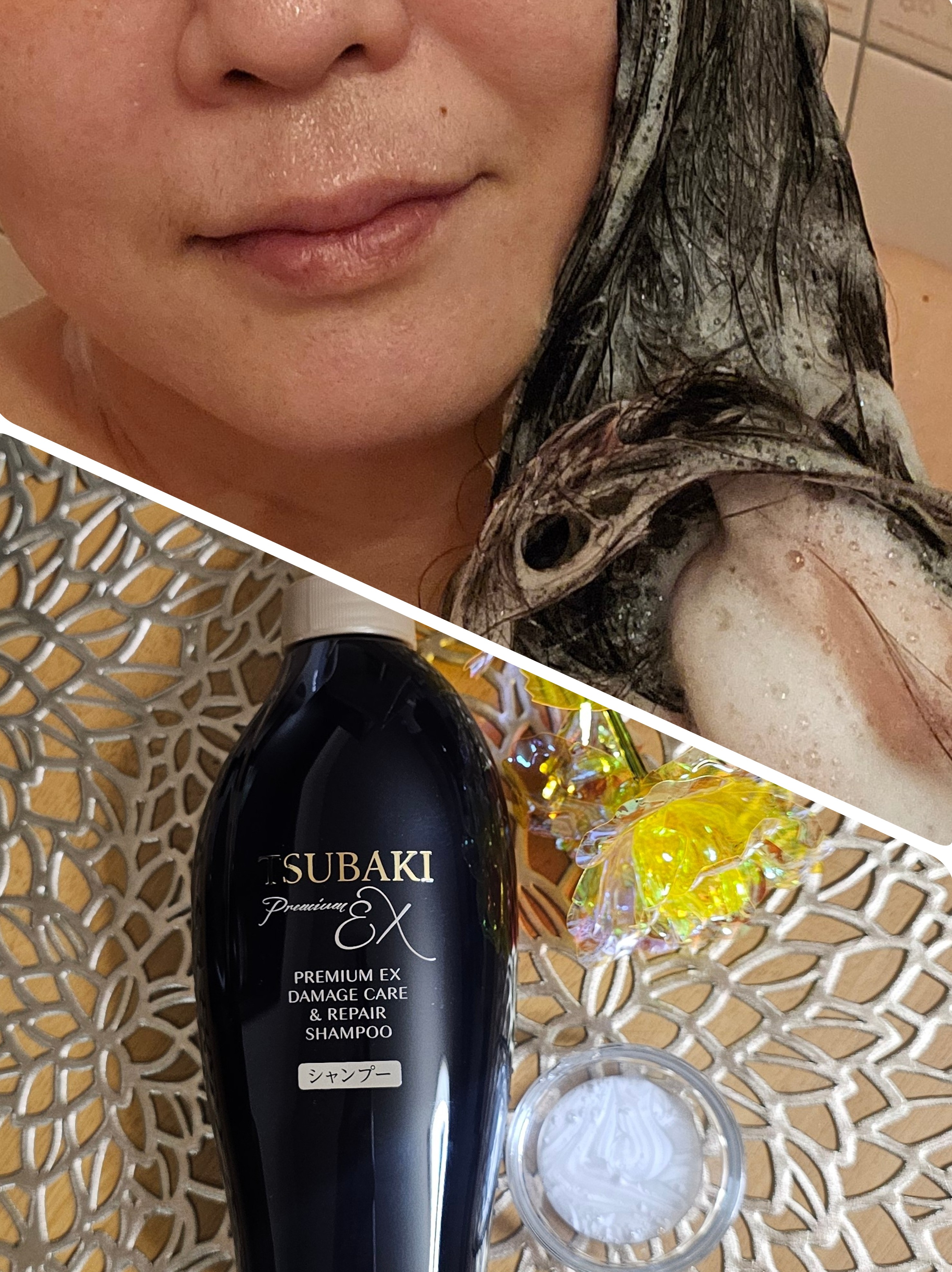 TSUBAKI プレミアムEX ダメージケア＆リペア シャンプー/コンディショナートリートメント/TSUBAKI/シャンプー・コンディショナーを使ったクチコミ（3枚目）