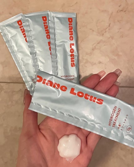 ロータス 水素トリートメント ティー&シトラスの香り/ダイアン/洗い流すヘアトリートメントを使ったクチコミ(2枚目)