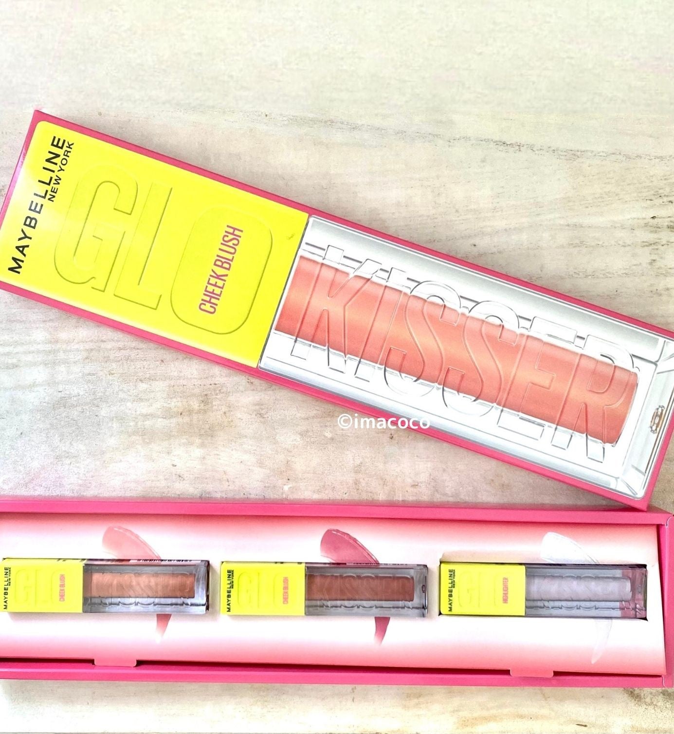 グローキッサー チークブラッシュ/グローキッサー ハイライター/MAYBELLINE NEW YORK/リキッドチークを使ったクチコミ(9枚目)