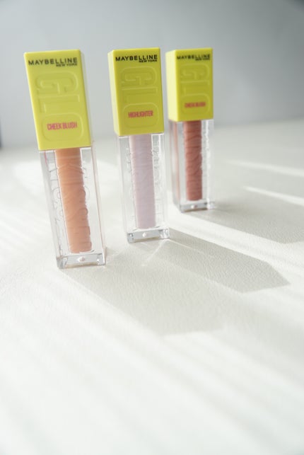 グローキッサー チークブラッシュ/グローキッサー ハイライター/MAYBELLINE NEW YORK/リキッドチークを使ったクチコミ(1枚目)