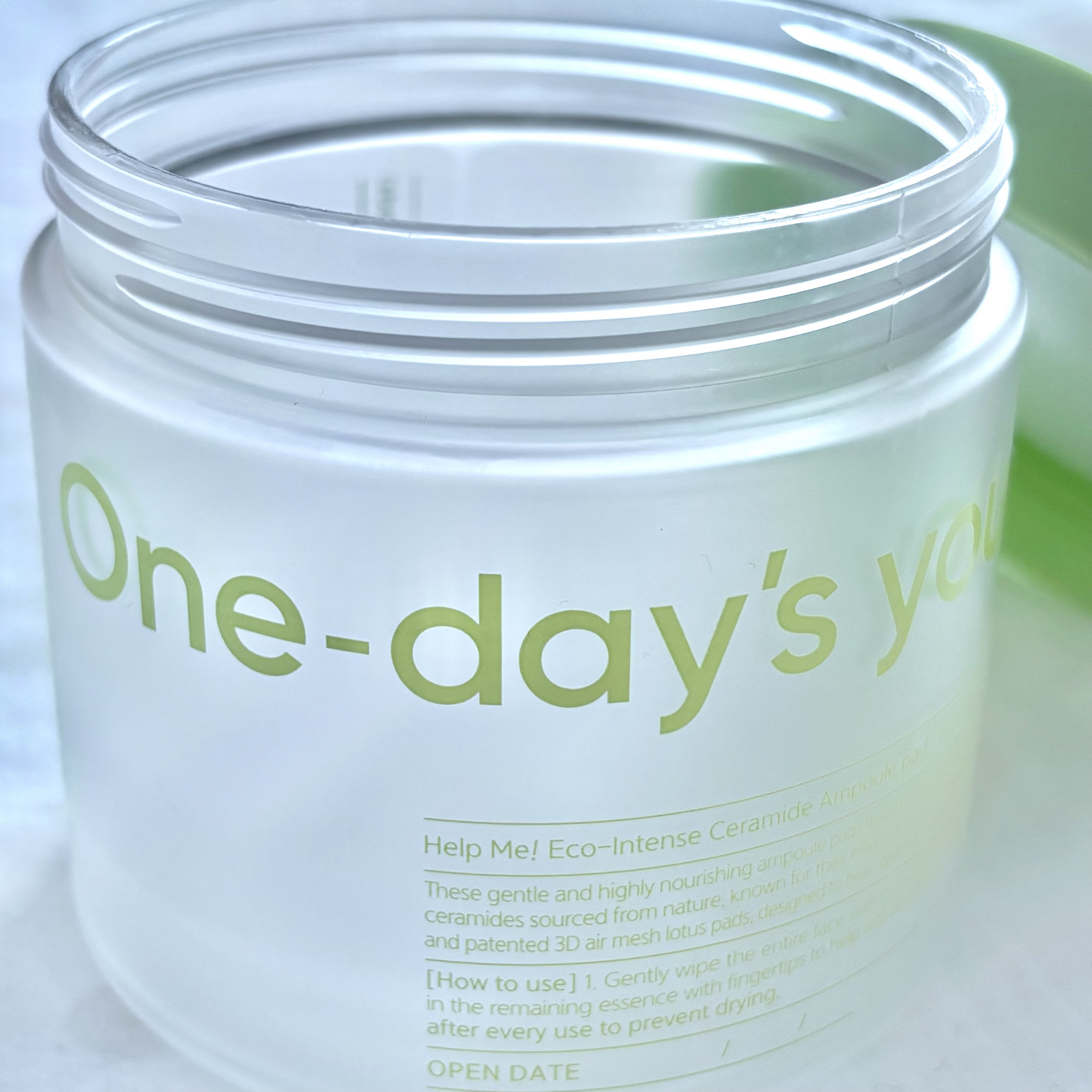 ヘルプミー! エコインテンスセラミドアンプルパッド(90枚)/One-day's you/トナーパッドを使ったクチコミ（3枚目）