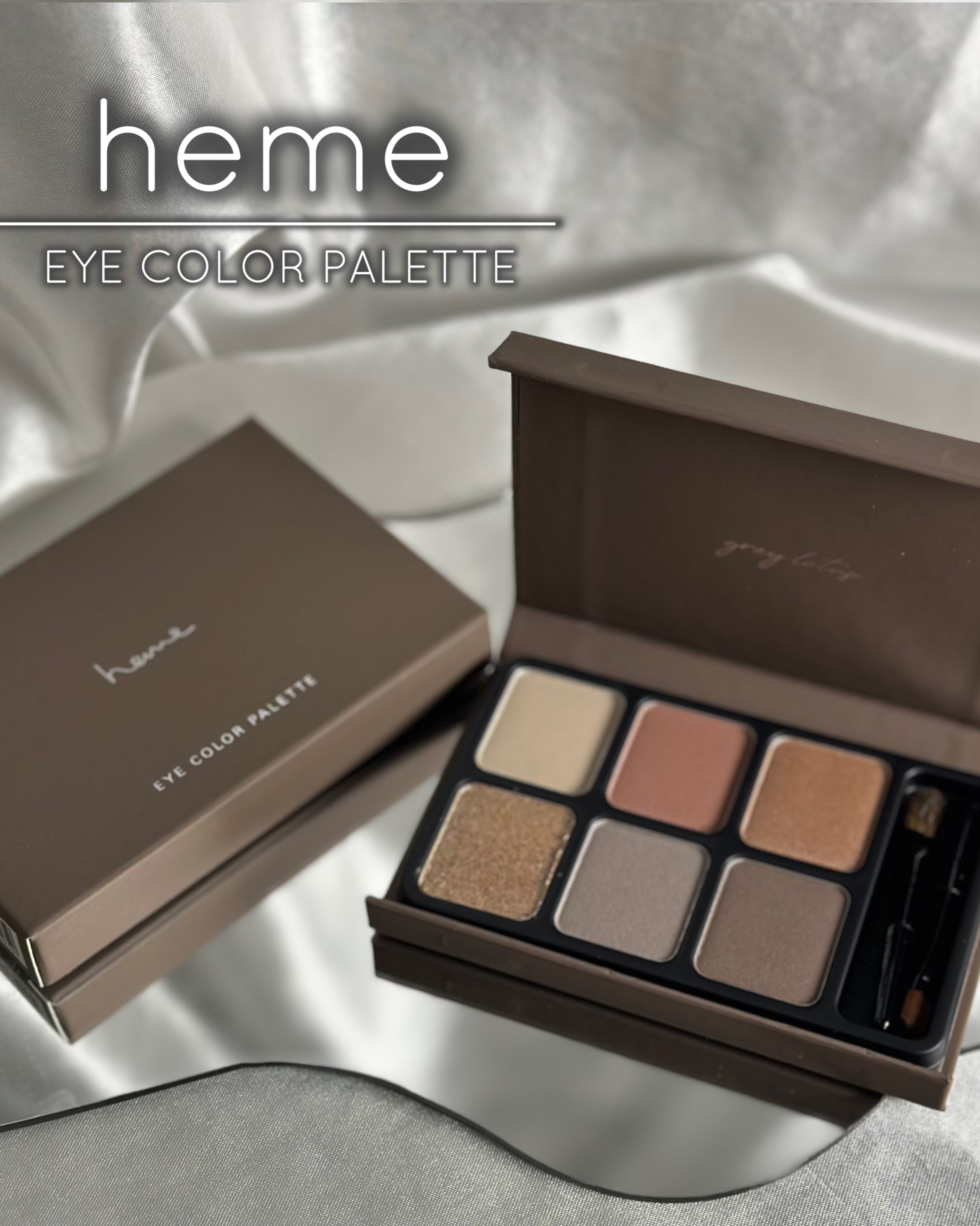 アイカラーパレット/heme/アイシャドウパレットを使ったクチコミ（1枚目）