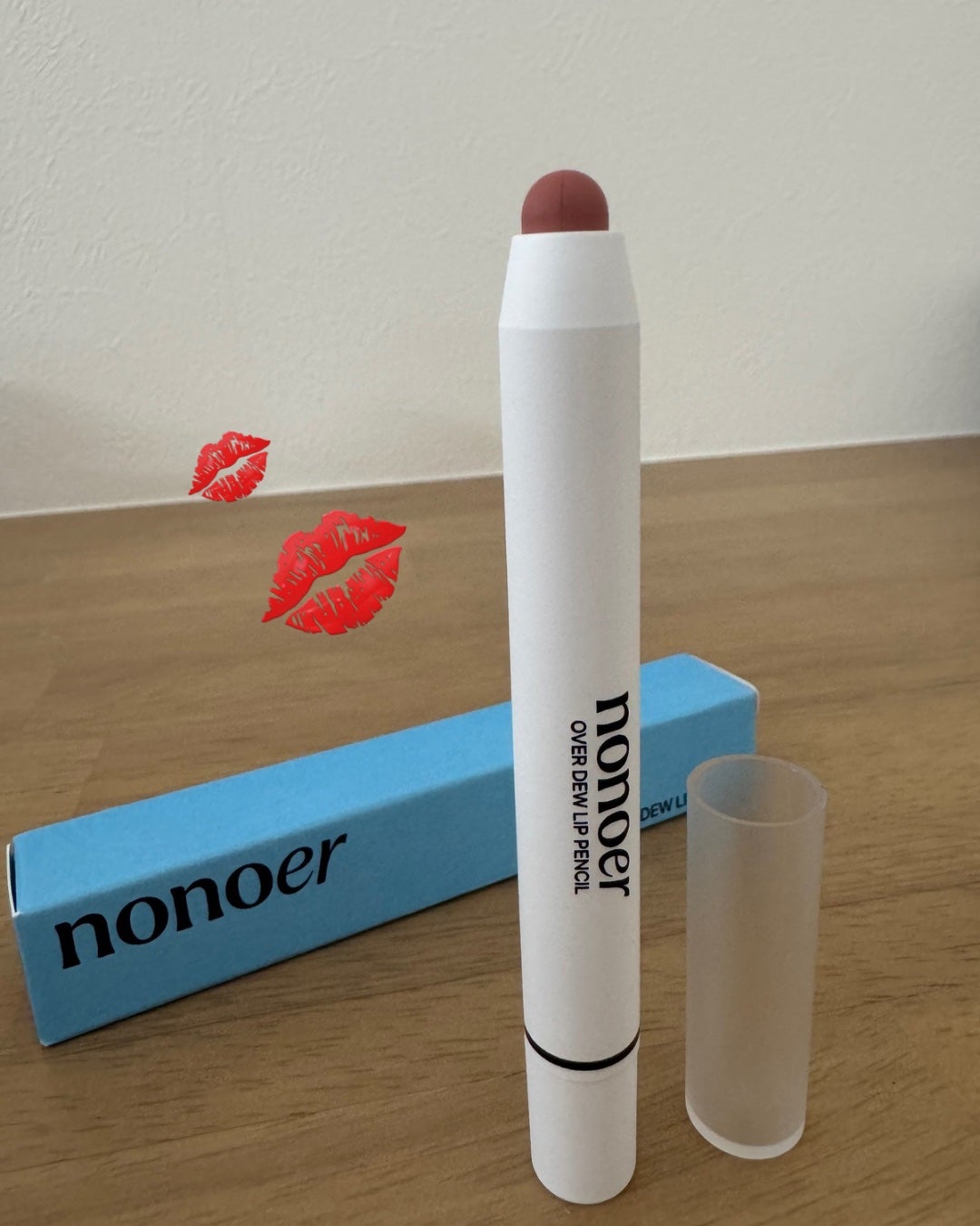 オーバーデューリップペンシル/nonoer/リップライナーを使ったクチコミ(4枚目)