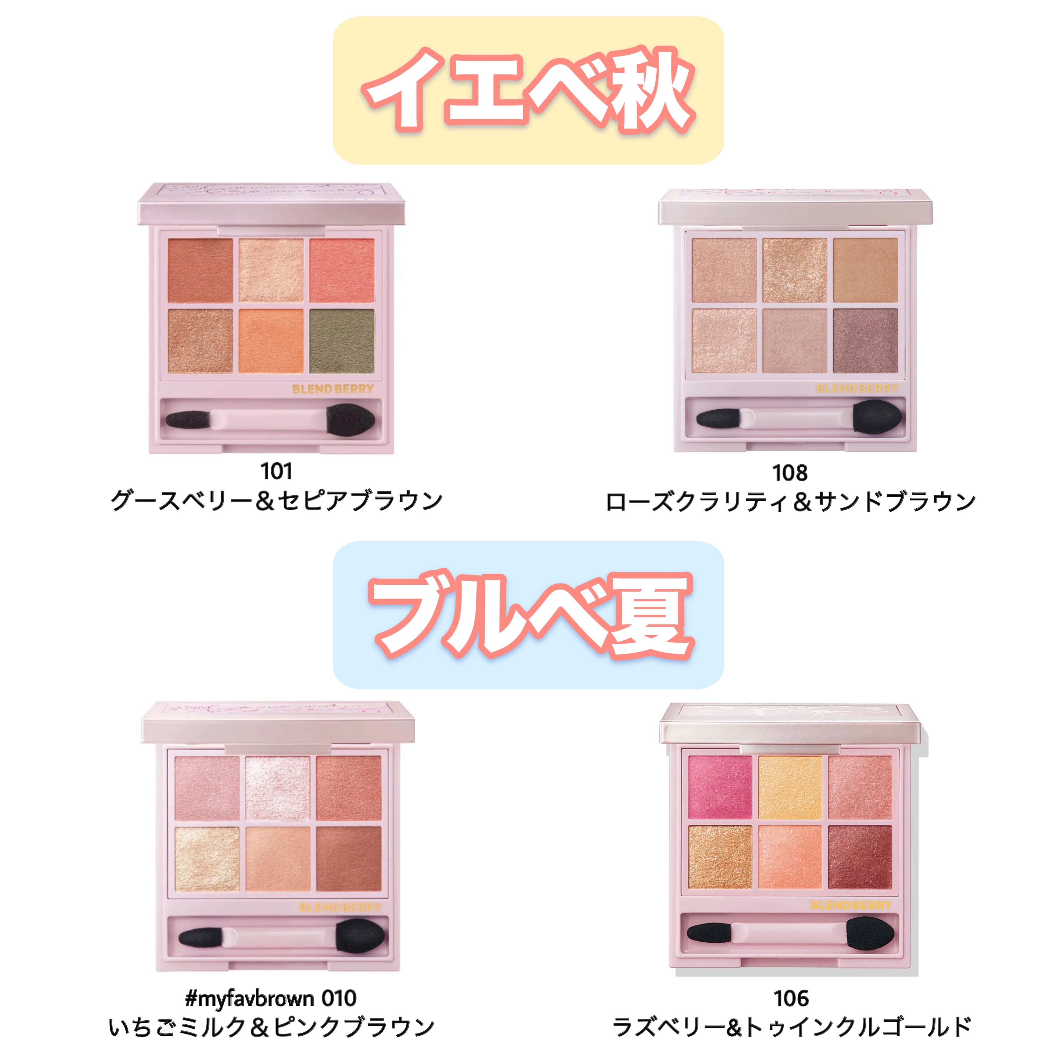 オーラクリエイション/BLEND BERRY/アイシャドウパレットを使ったクチコミ（3枚目）