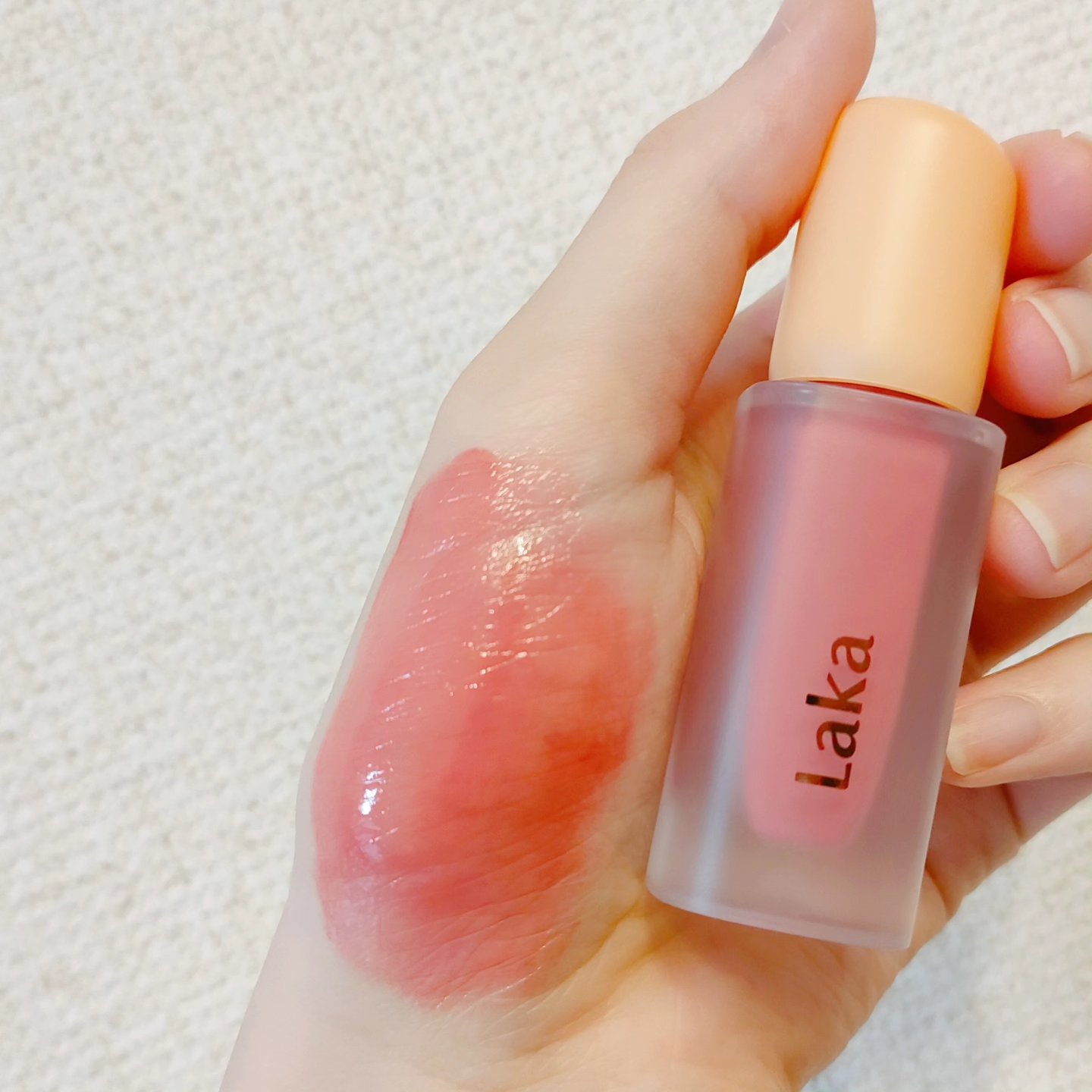 フルーティーグラムティント/Laka/リップティントを使ったクチコミ（3枚目）