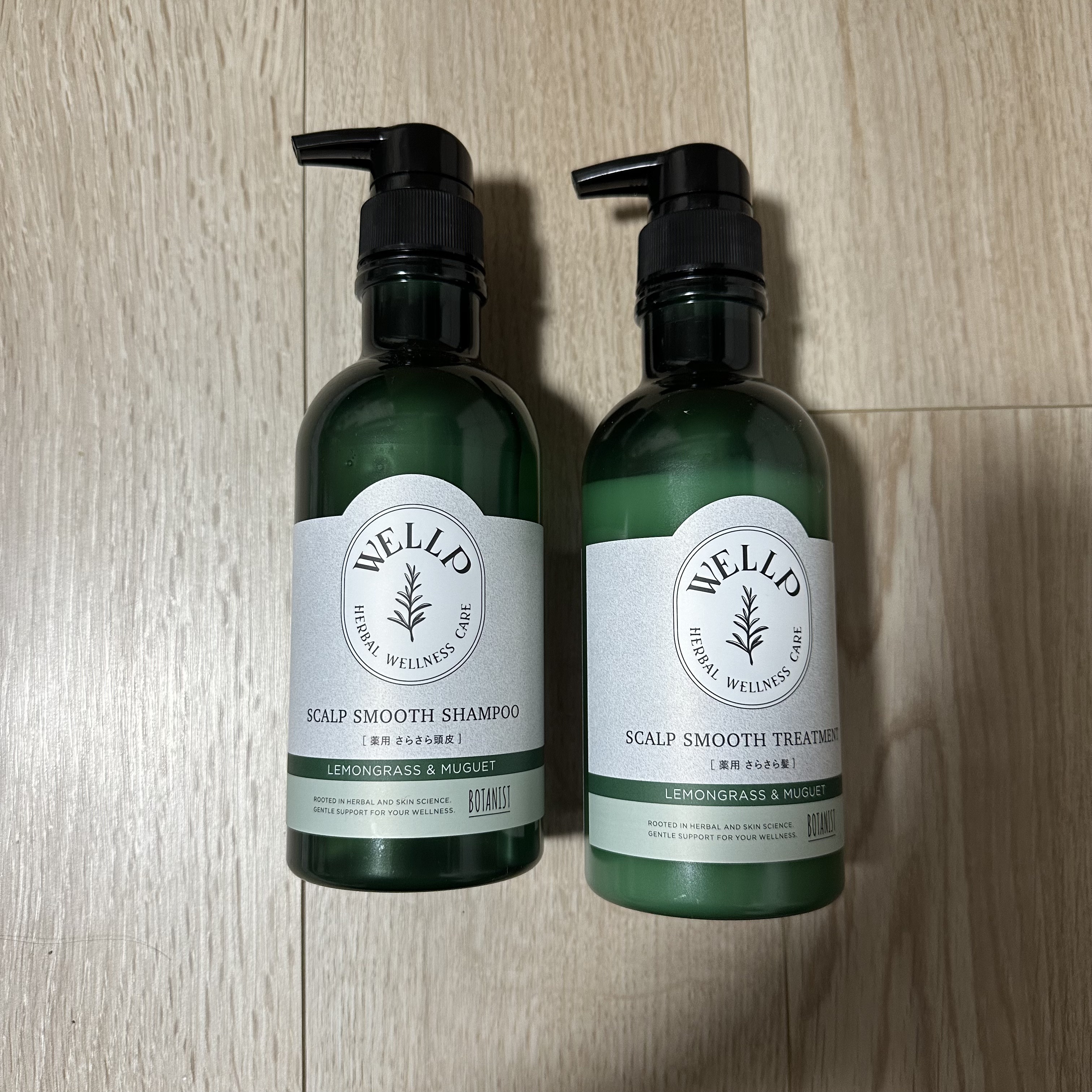 薬用スカルプケアシャンプー/トリートメント スムース シャンプー 370mL/WELLP/市販シャンプーを使ったクチコミ（1枚目）