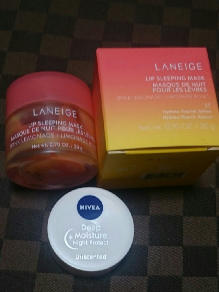 ディープモイスチャーナイトプロテクト　無香料/ニベア/リップマスクを使ったクチコミ（2枚目）
