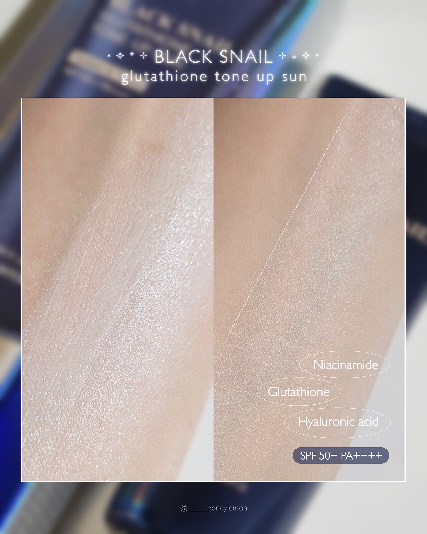 ブラックスネイルグルタチオントーンアップサン/Dr.G/日焼け止めクリームを使ったクチコミ（3枚目）