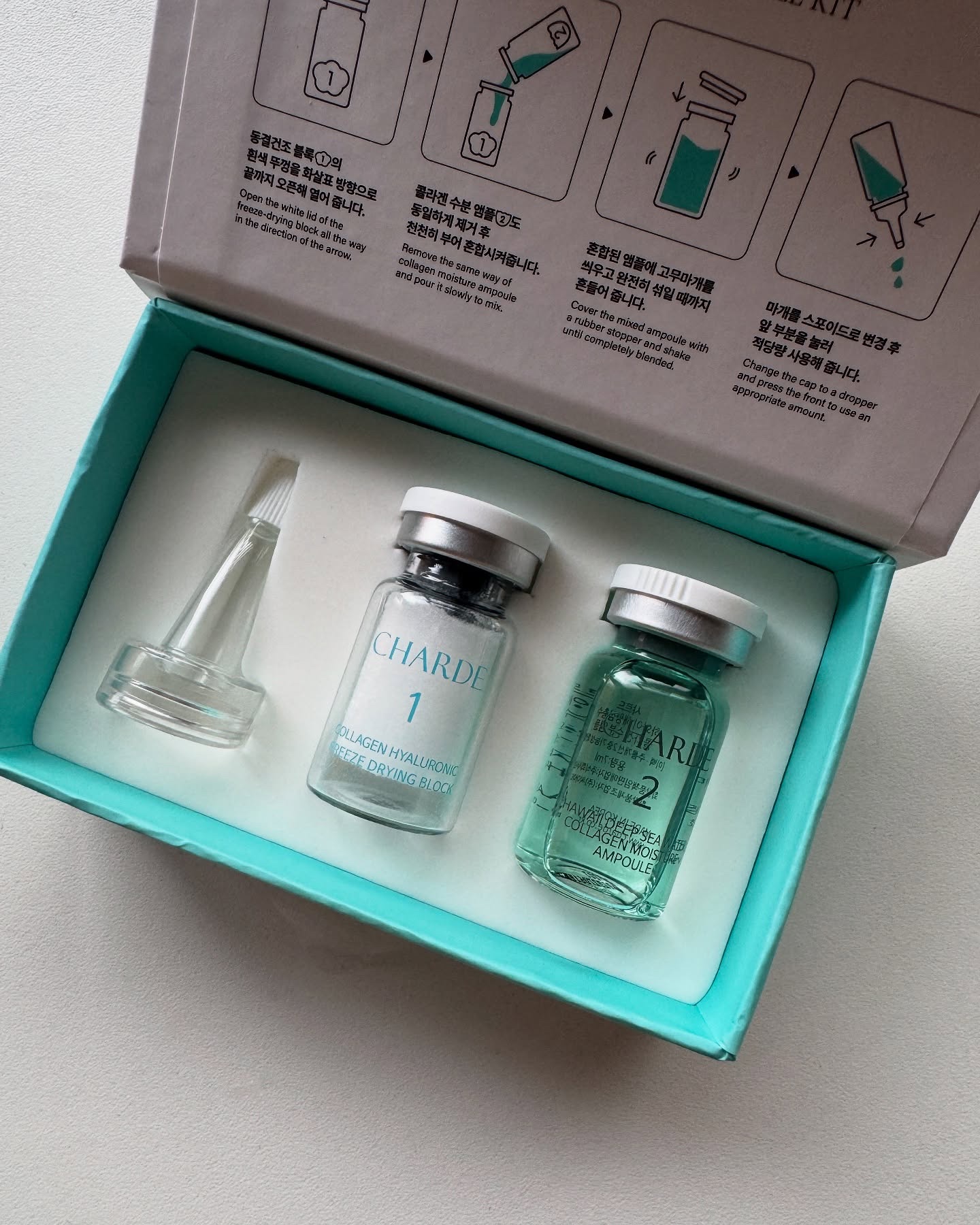 クラウドアンプル 1week キット/CHARDE/美容液を使ったクチコミ（1枚目）