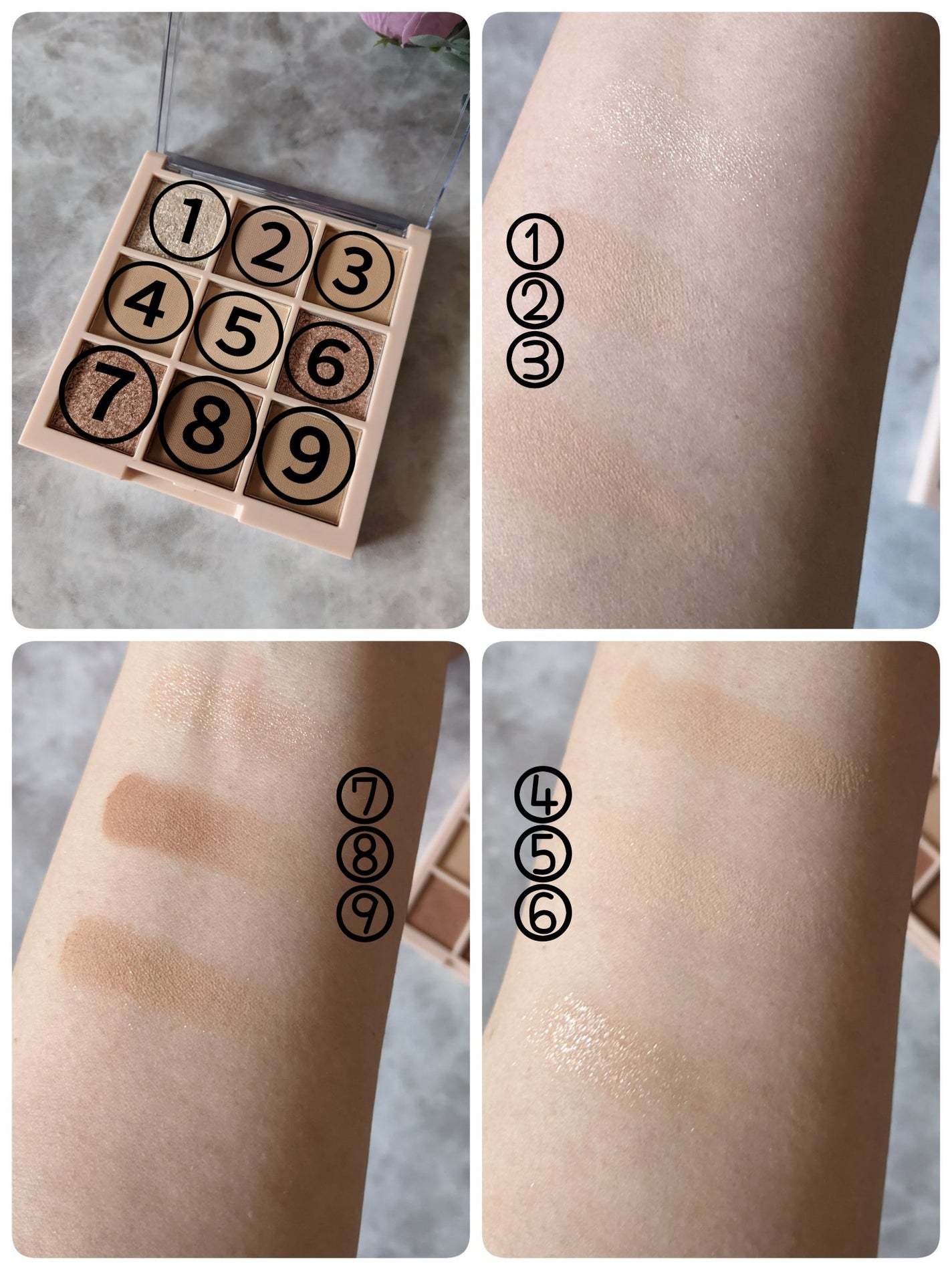 アイシャドウパレット/Kirei&co./アイシャドウパレットを使ったクチコミ(4枚目)