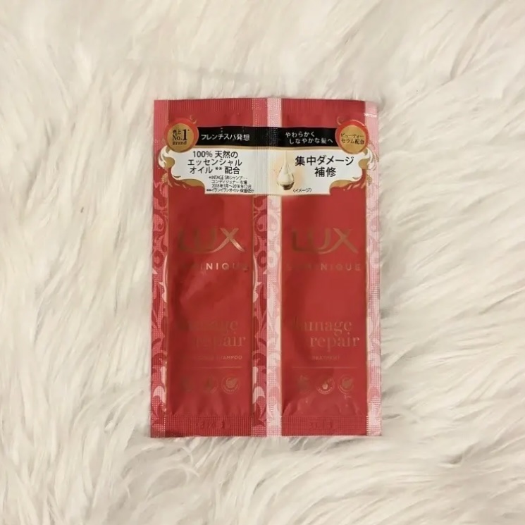 ルミニーク ダメージリペア シャンプー／トリートメント お試し容量 シャンプー 370g/LUX/市販シャンプーを使ったクチコミ（1枚目）