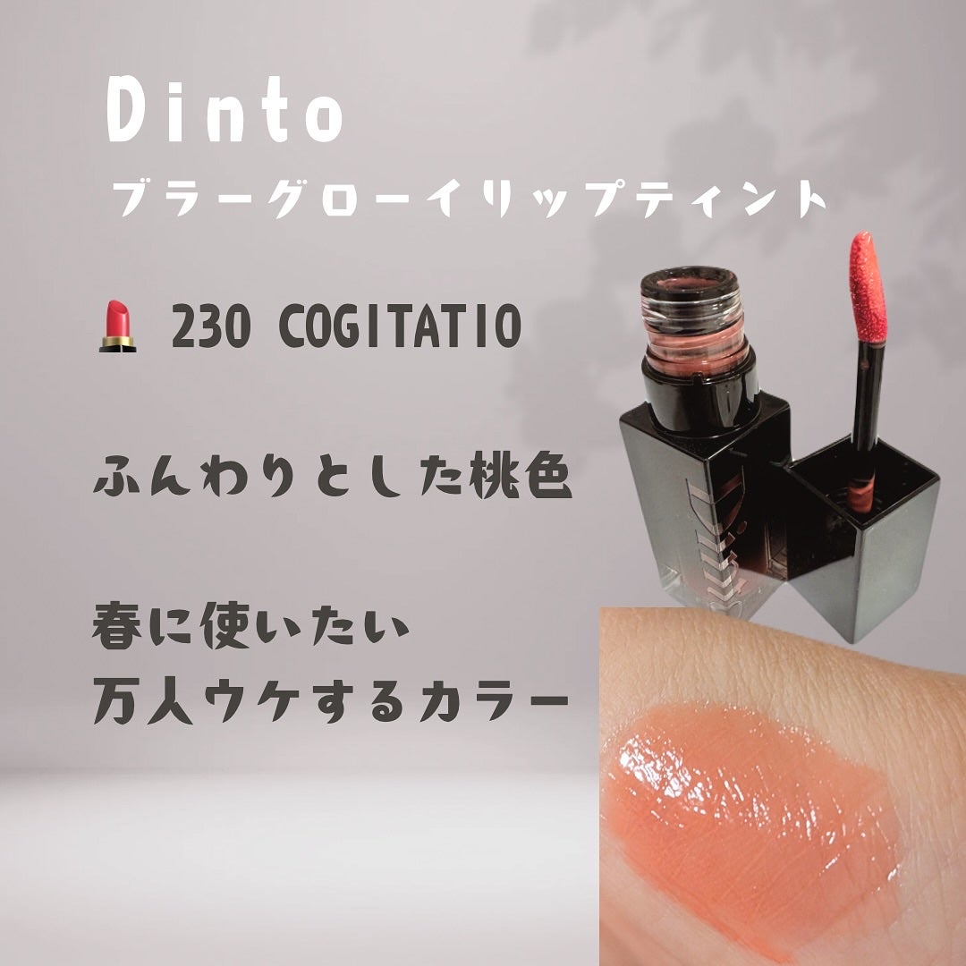 ブラーグロイリップティント/Dinto/リップティントを使ったクチコミ(3枚目)