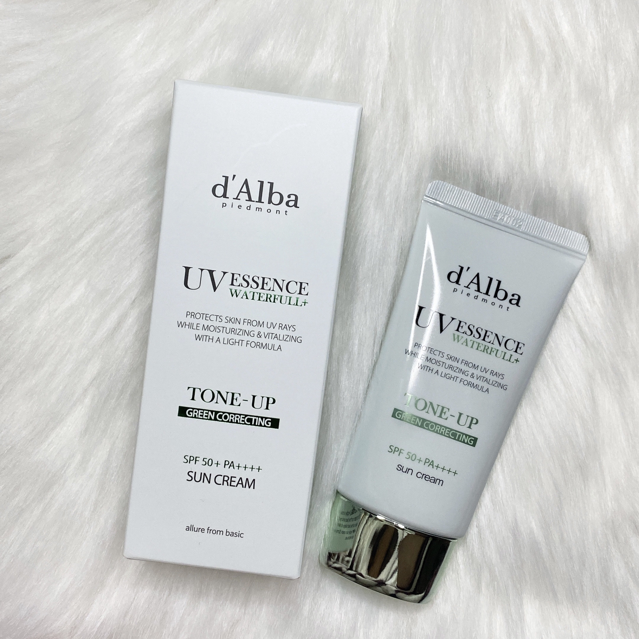 クリーンティーツリーリポソームトーンアップサンクリーム（グリーン）/ダルバ/日焼け止めクリームを使ったクチコミ（1枚目）