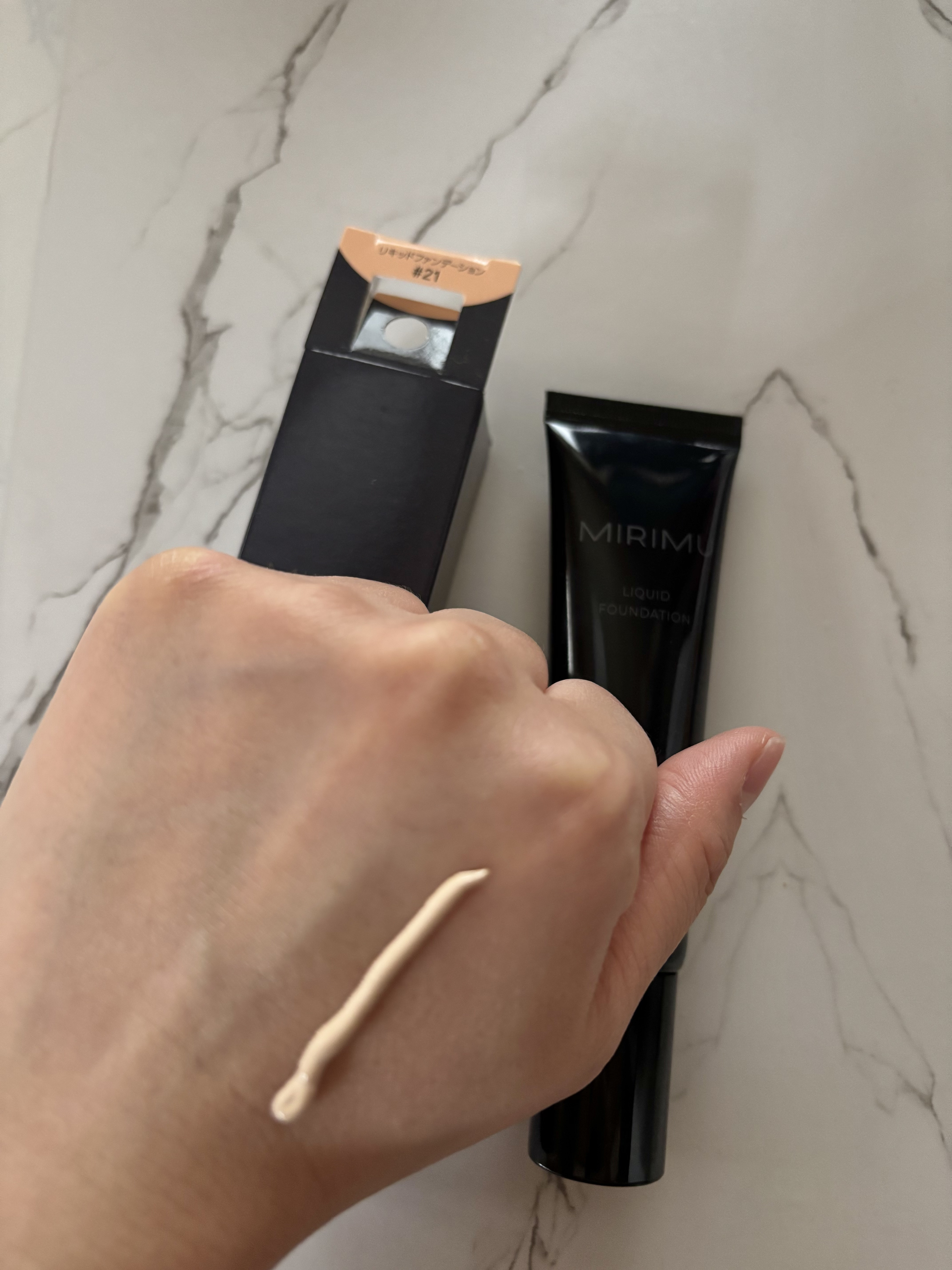 リキッドファンデーション/MIRIMU/リキッドファンデーションを使ったクチコミ（2枚目）