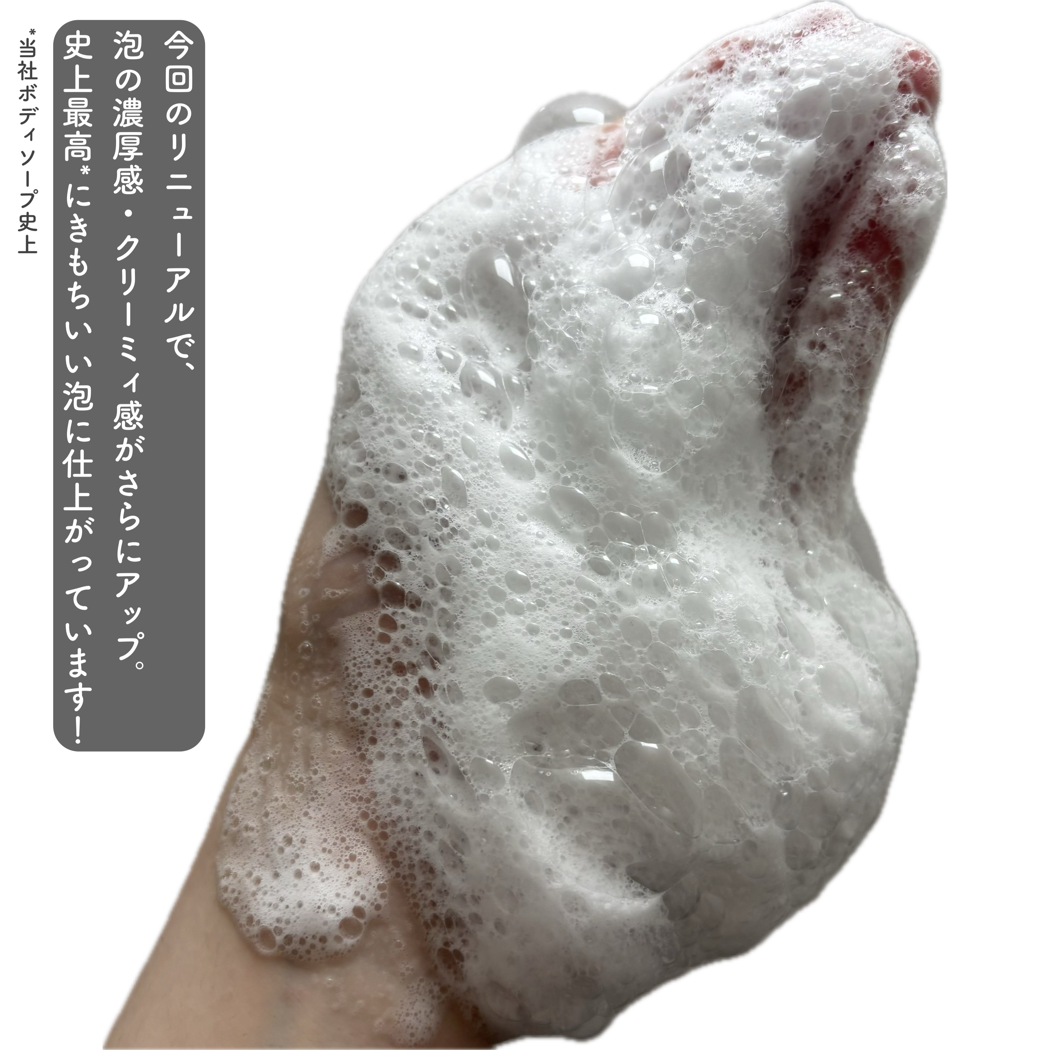 バウンシア ボディソープ ホワイトソープの香り/Bouncia/ボディソープを使ったクチコミ（3枚目）