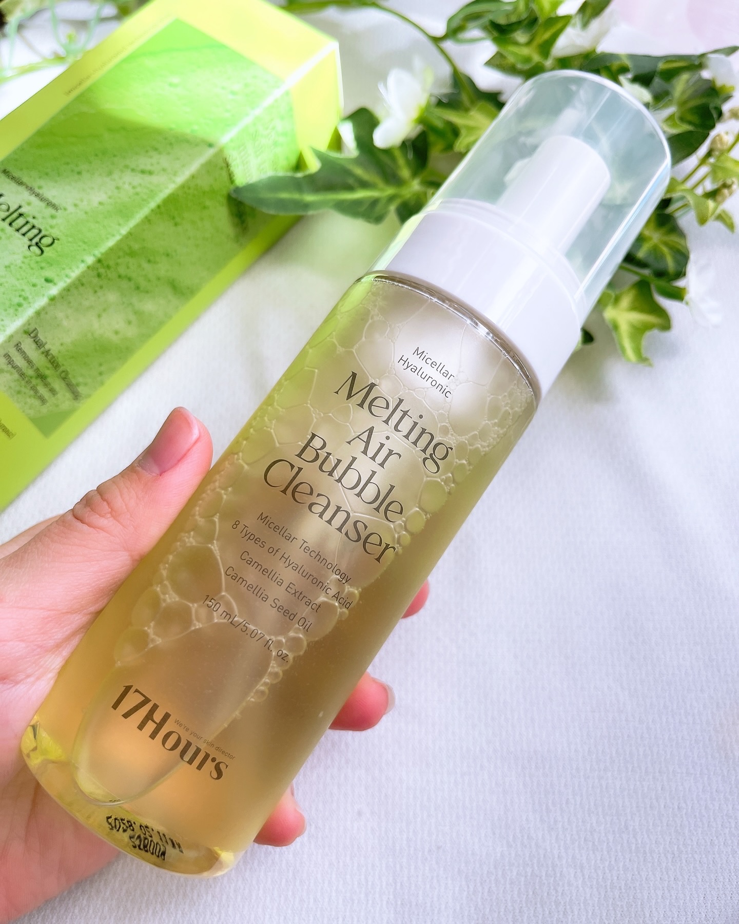 メルティングエアバブルクレンザー/17Hours/泡洗顔を使ったクチコミ（2枚目）