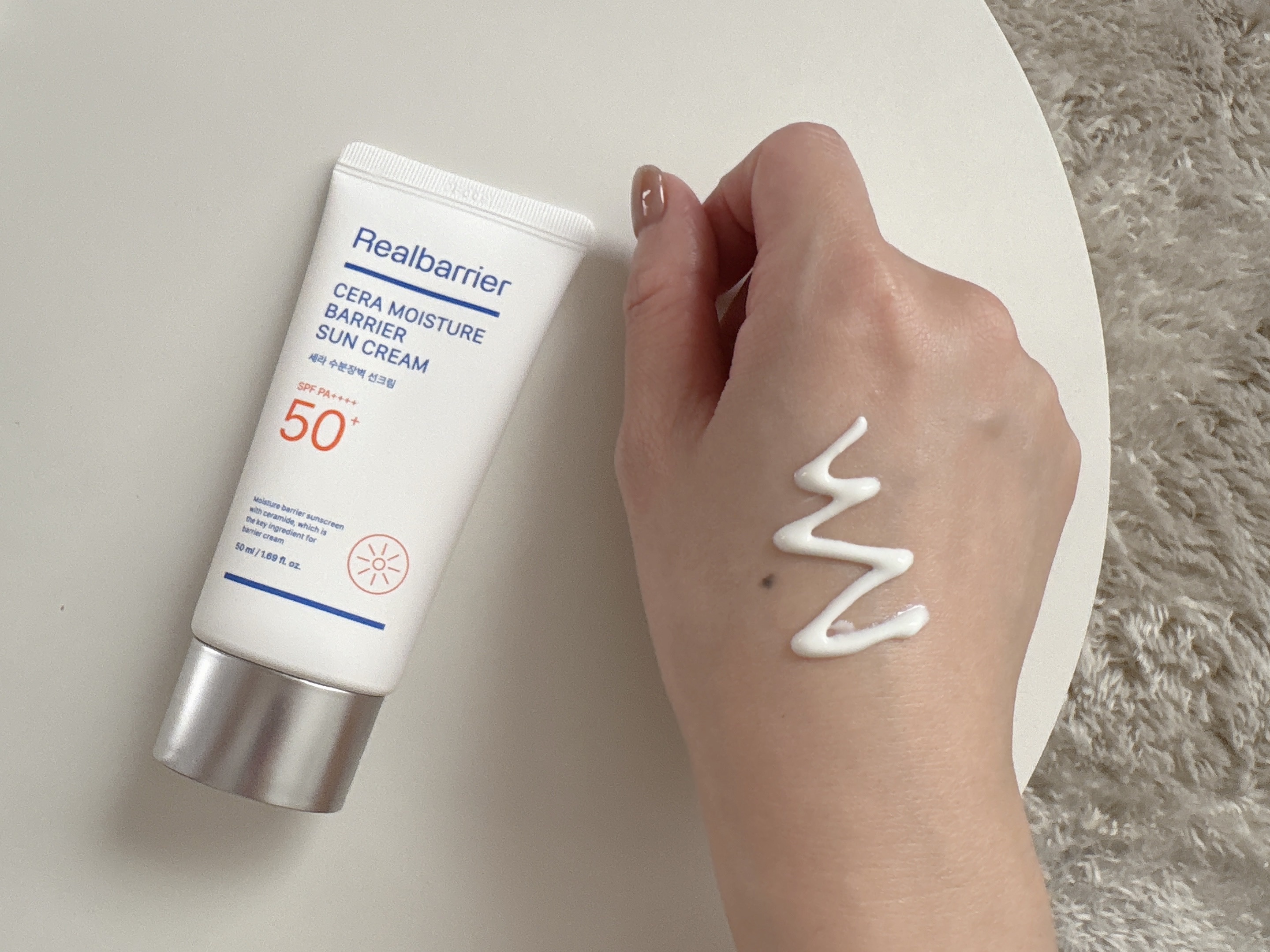 セラ水分バリア日焼け止め/Real Barrier/日焼け止めクリームを使ったクチコミ（3枚目）