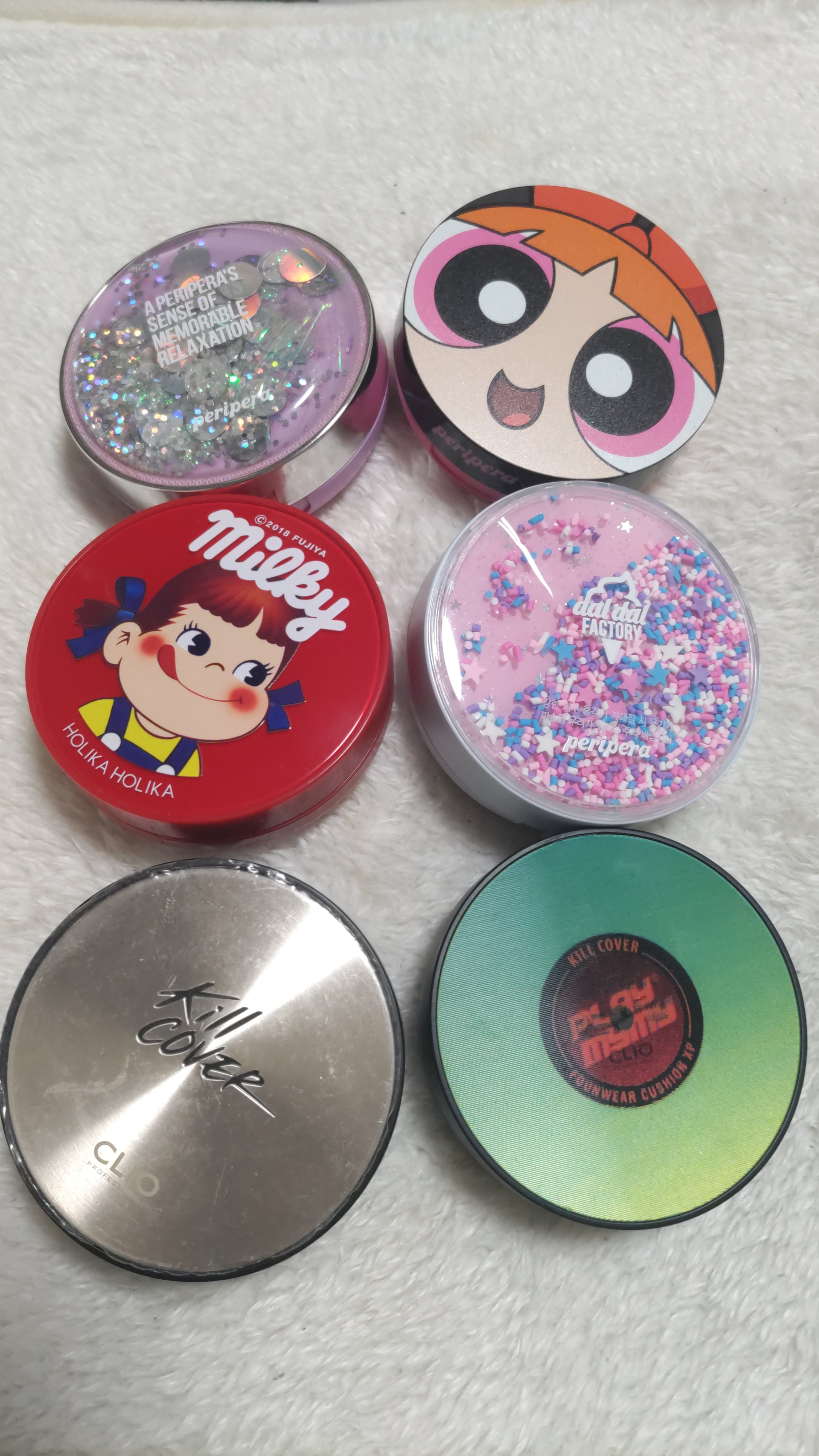 ペコちゃん ハードカバーグロウクッション/HOLIKA HOLIKA/クッションファンデーションを使ったクチコミ（1枚目）