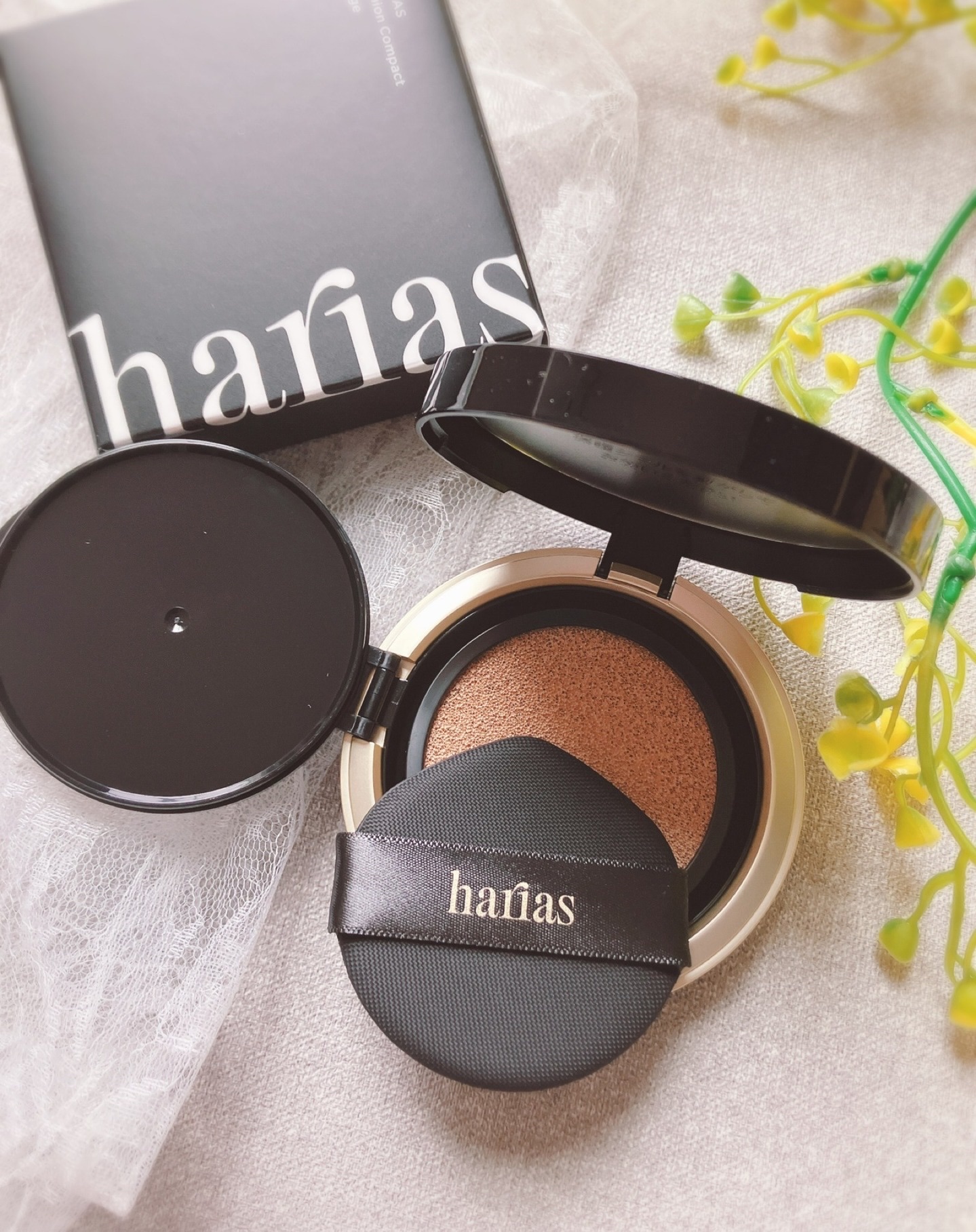 HARIAS　薬用クッションファンデーション/HARIAS/クッションファンデーションを使ったクチコミ（2枚目）