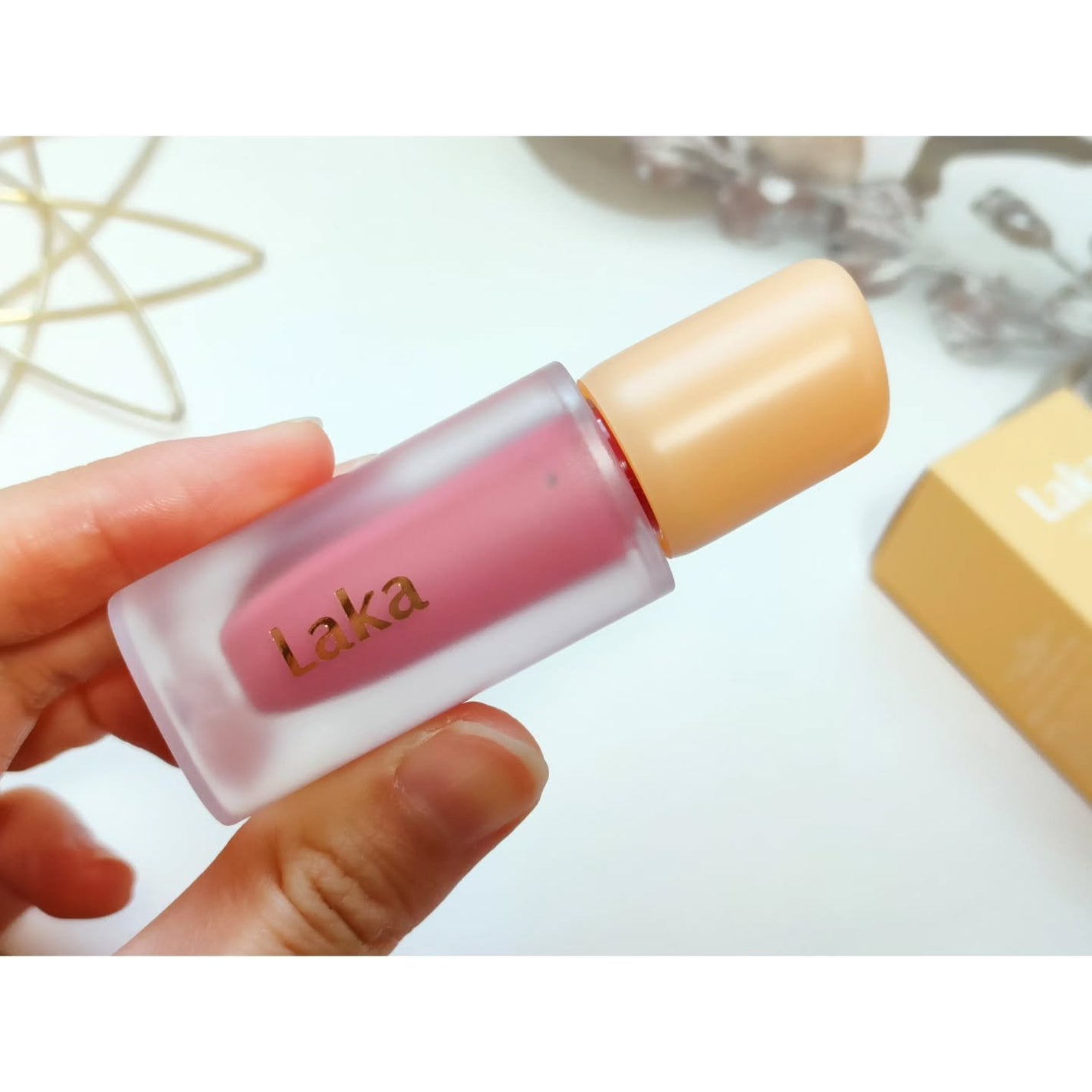 フルーティーグラムティント/Laka/リップティントを使ったクチコミ(2枚目)