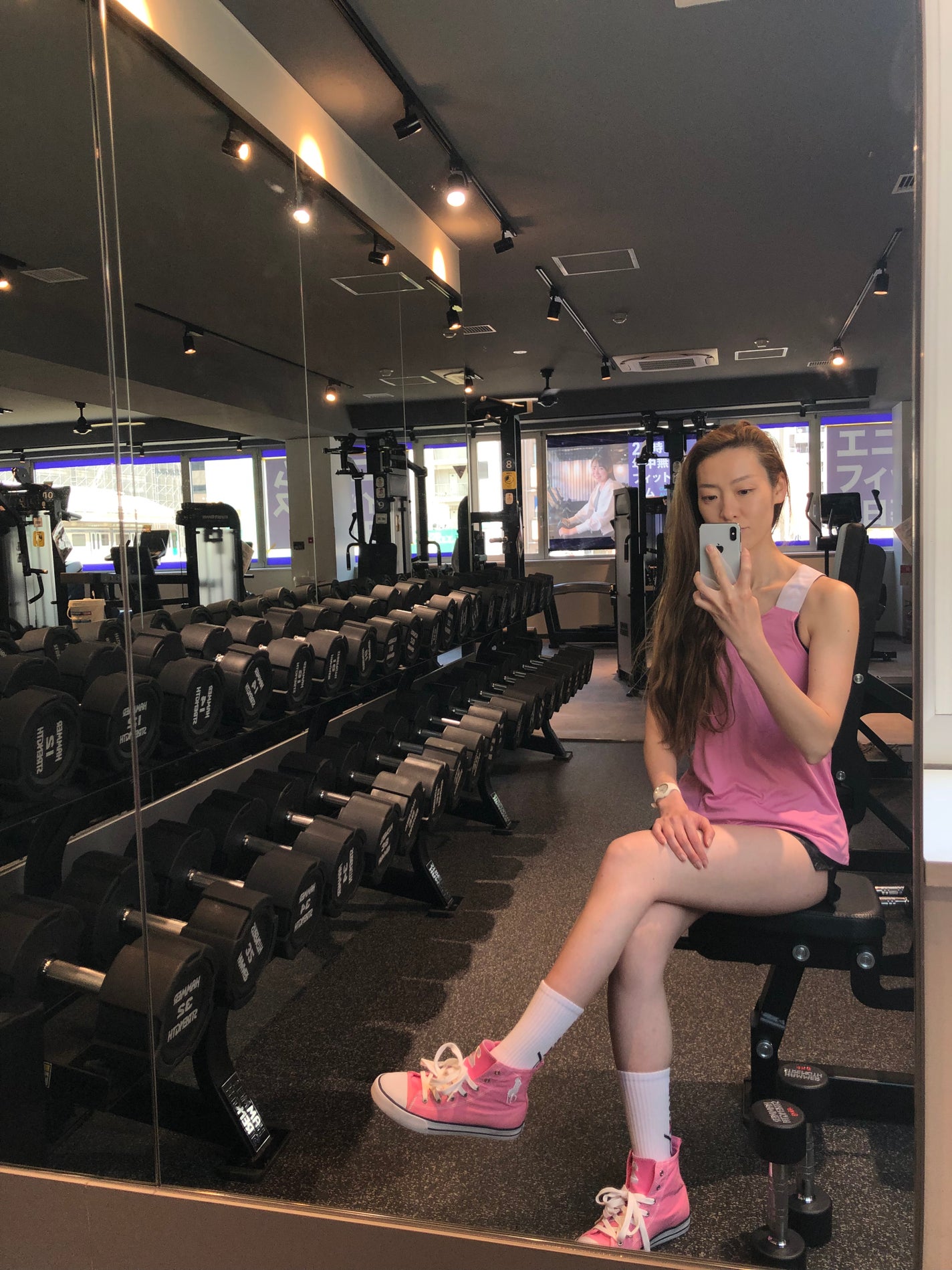 chicca 特殊メイクさんの偏愛美容 on LIPS 「##ダイエット今日の数値仕事前に朝トレーニング4/1から減量開..」(4枚目)