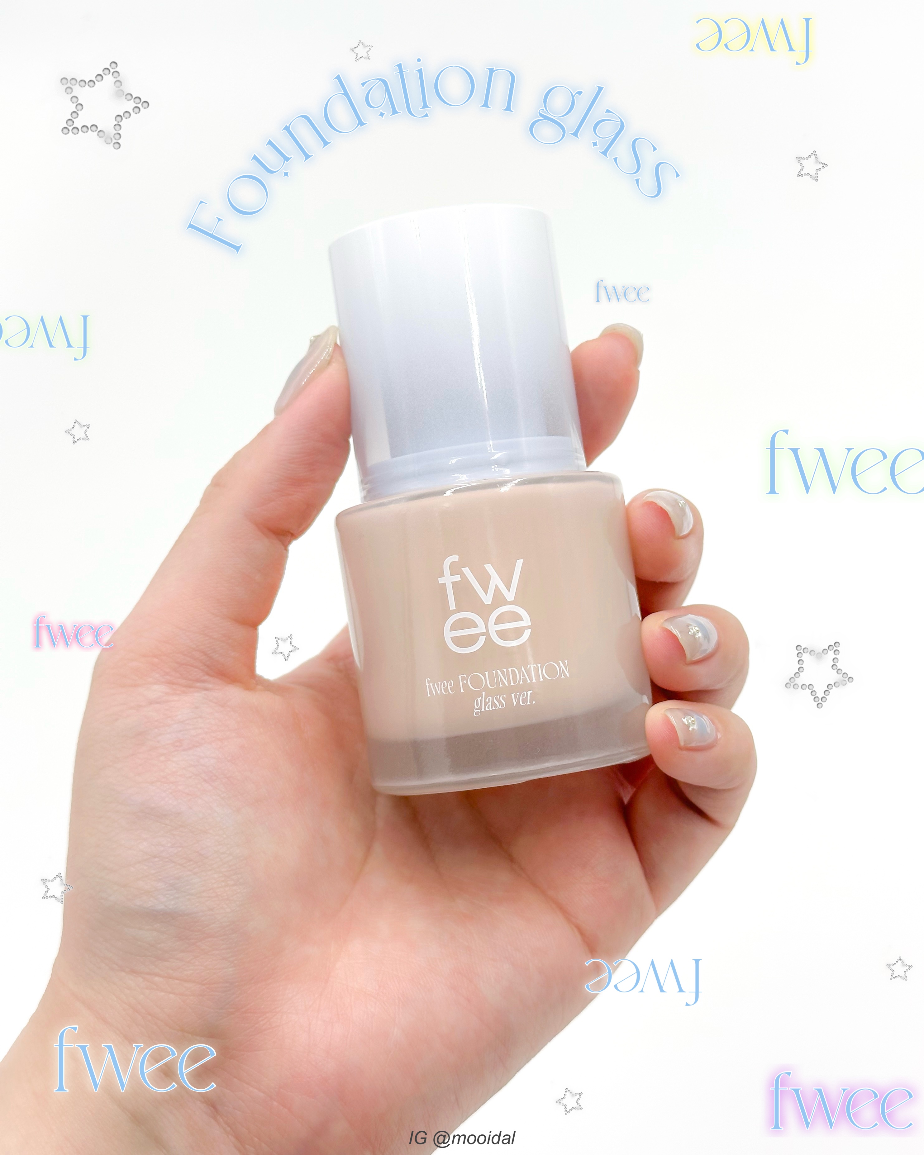 フィーファンデーションガラス/fwee/リキッドファンデーションを使ったクチコミ（1枚目）