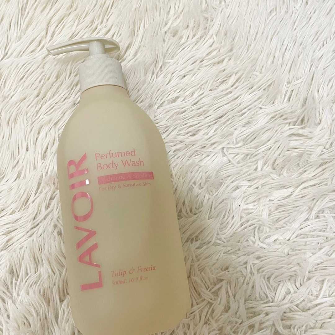 パフューム ボディウォッシュ チューリップ&フリージア/LAVOIR/ボディソープを使ったクチコミ（1枚目）