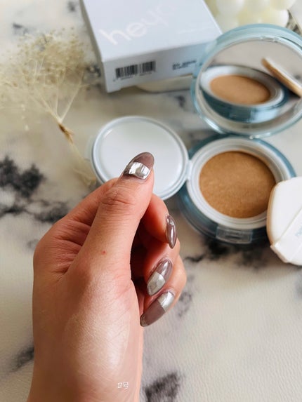 ヘルシーグロウクッション/heyooo/クッションファンデーションを使ったクチコミ(3枚目)